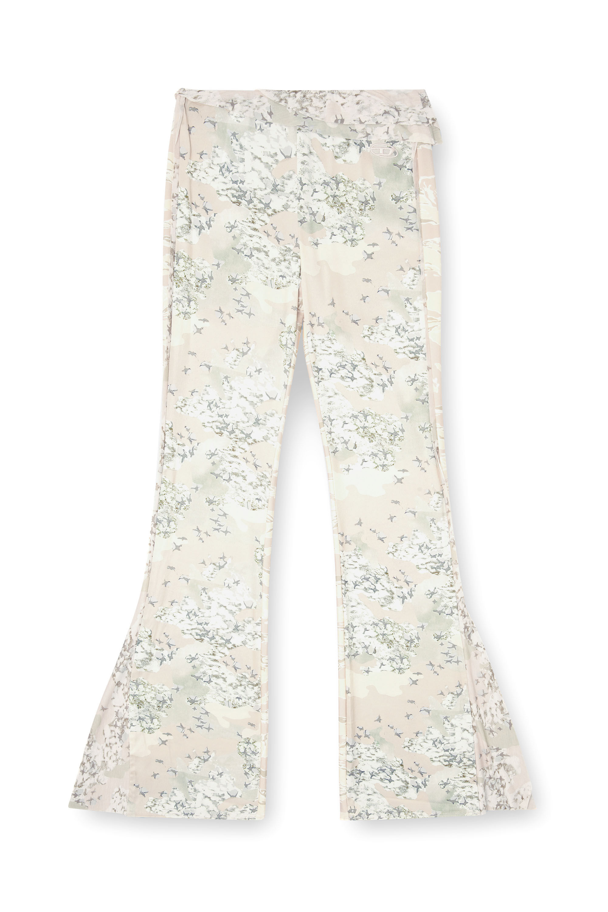 DIESEL★P-Affal カモ ジャズパンツ 送関込み P-AFFAL Jazz pants with mixed camo prints｜ベージュ