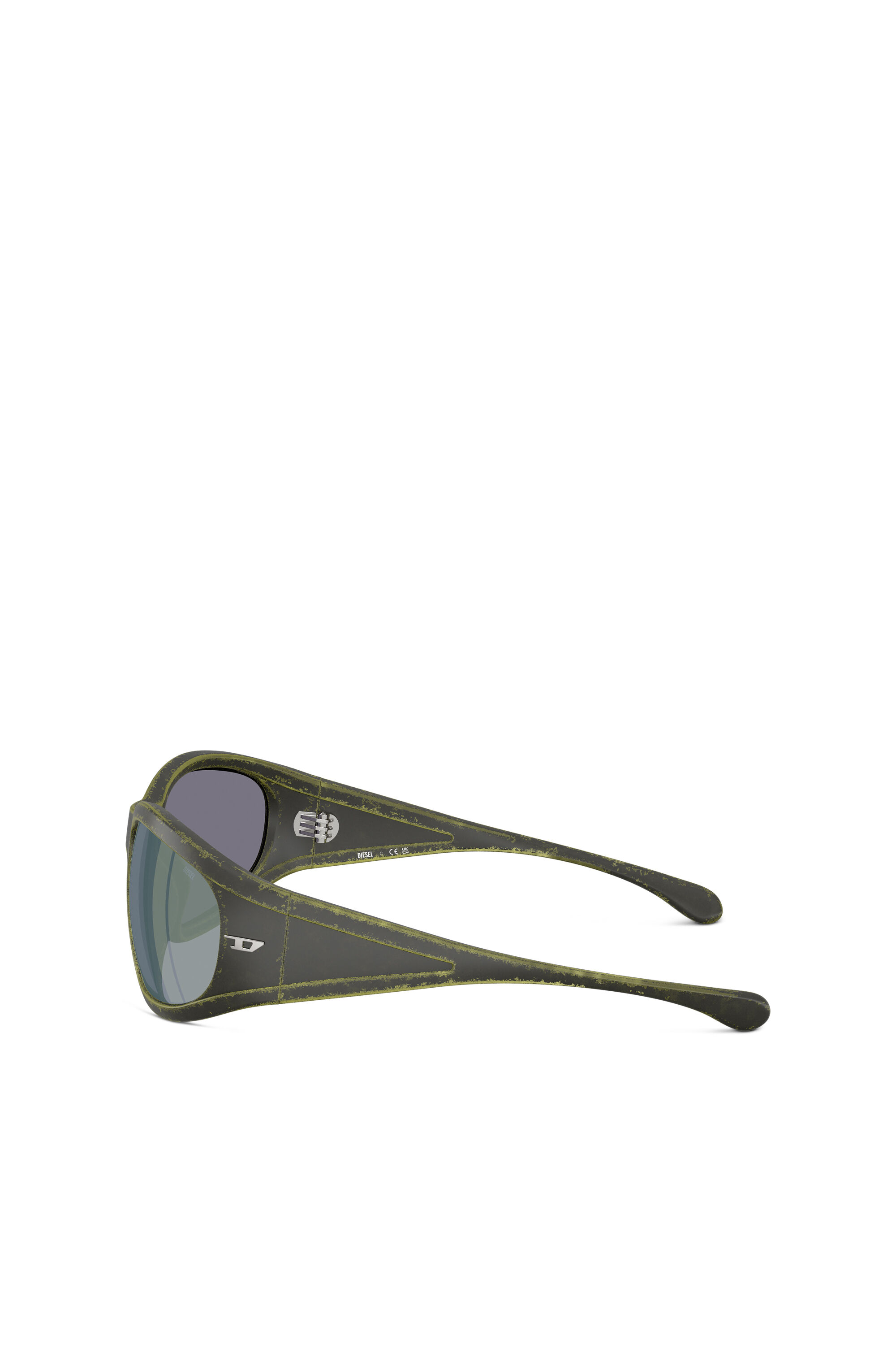 0DL3002 Rectangular sunglasses in acetate｜グリーン｜ウィメンズ｜DIESEL