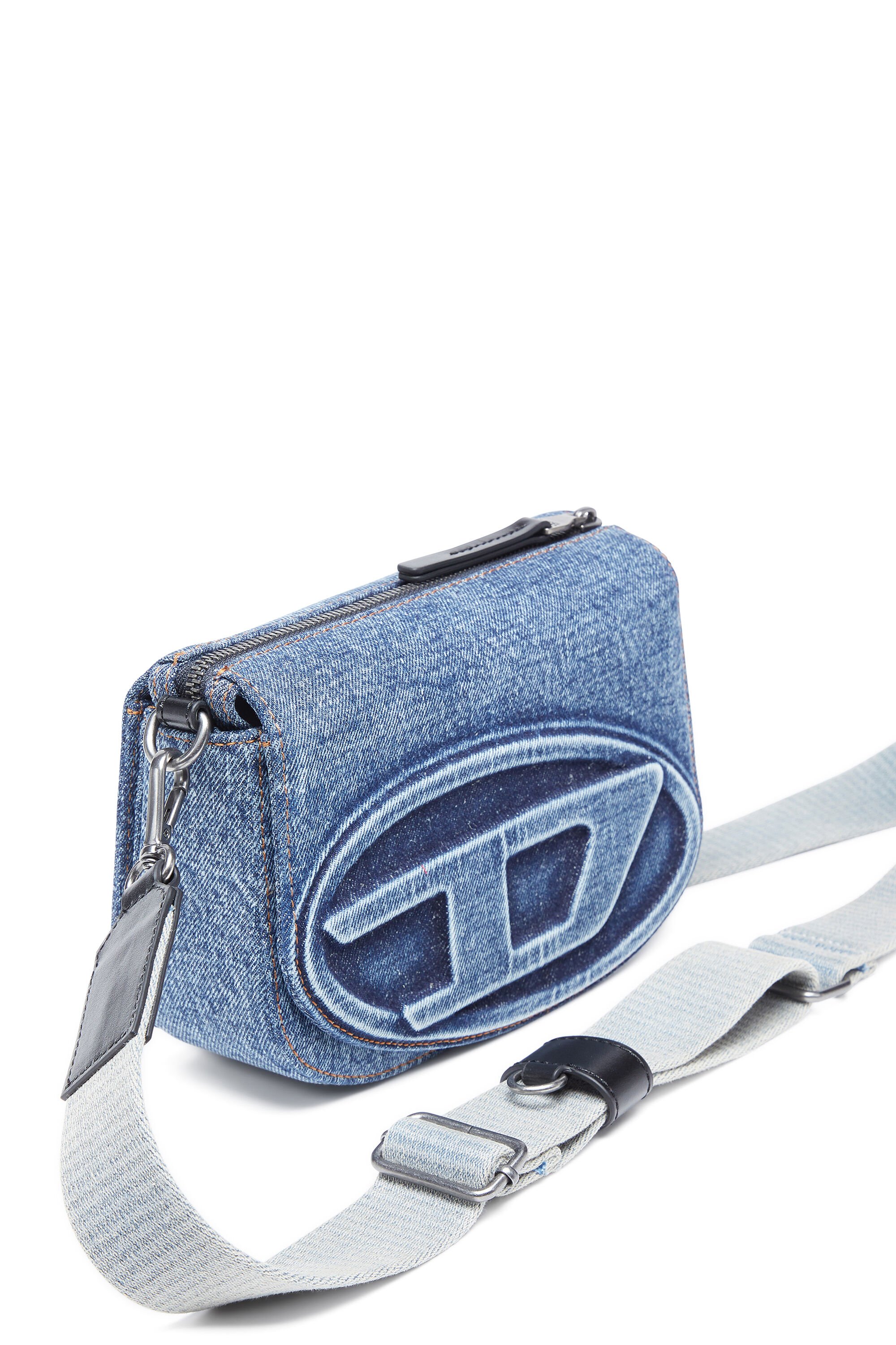 Diesel - 1DR CAMERA BAG, Unisex's 1DR Camera Bag-Camera bag in solarised denim in ブルー - 5