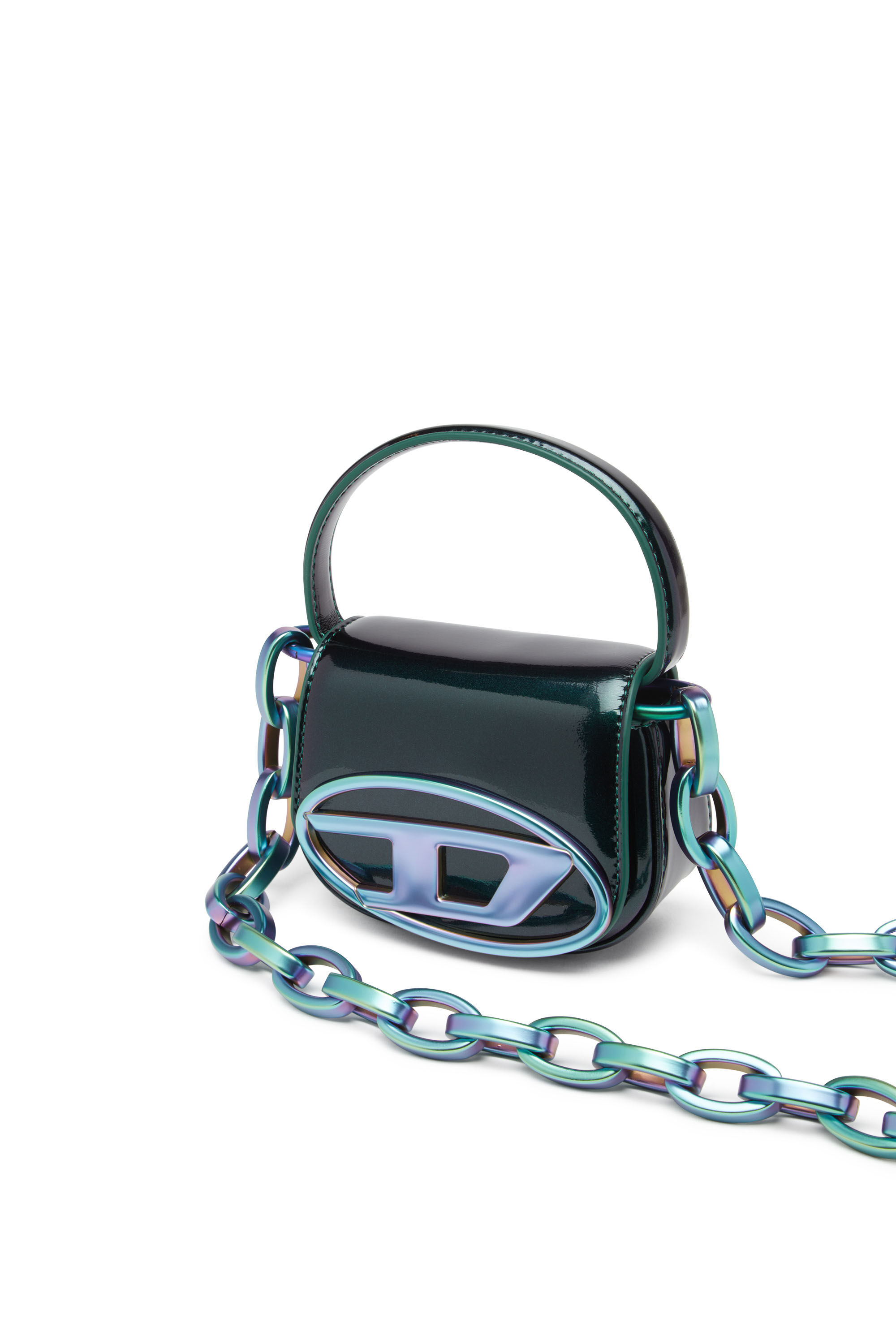 Diesel - 1DR XS, Female's 1DR XS-Iconic iridescent mini bag in グリーン/ブルー - 6
