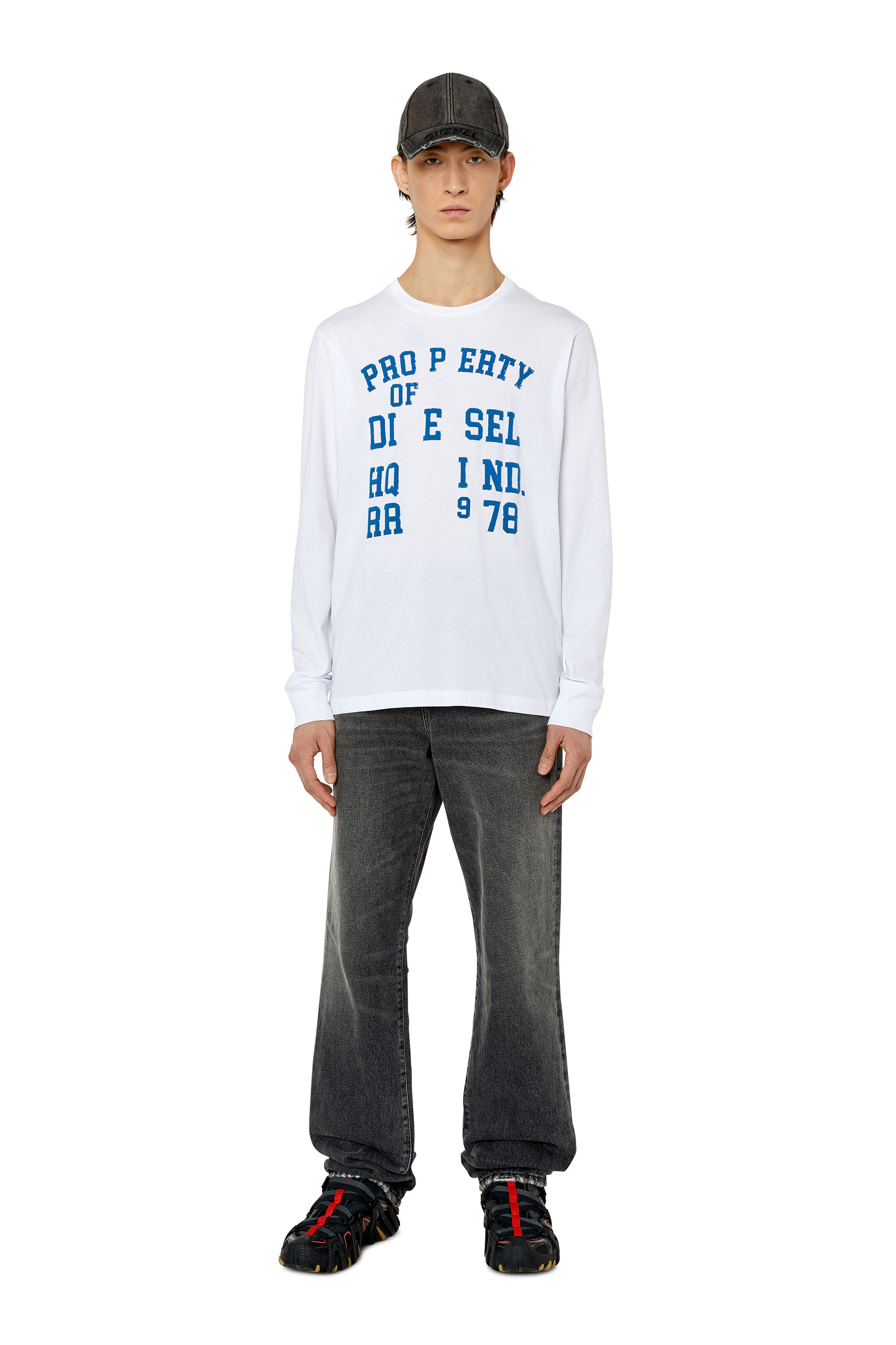 T-JUST-LS-K1（MEN）: ロングスリーブTシャツ｜ディーゼル（DIESEL 