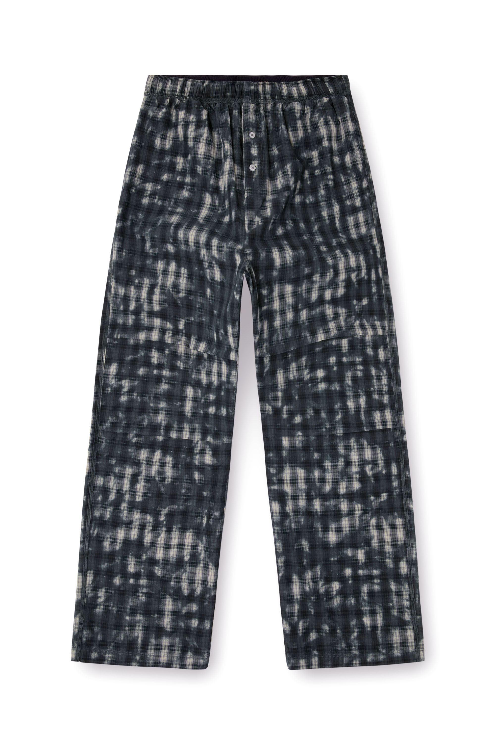 Diesel - VINCE-UTLT, Unisex's Pyjama bottoms with check print in ダークグリーン - 1