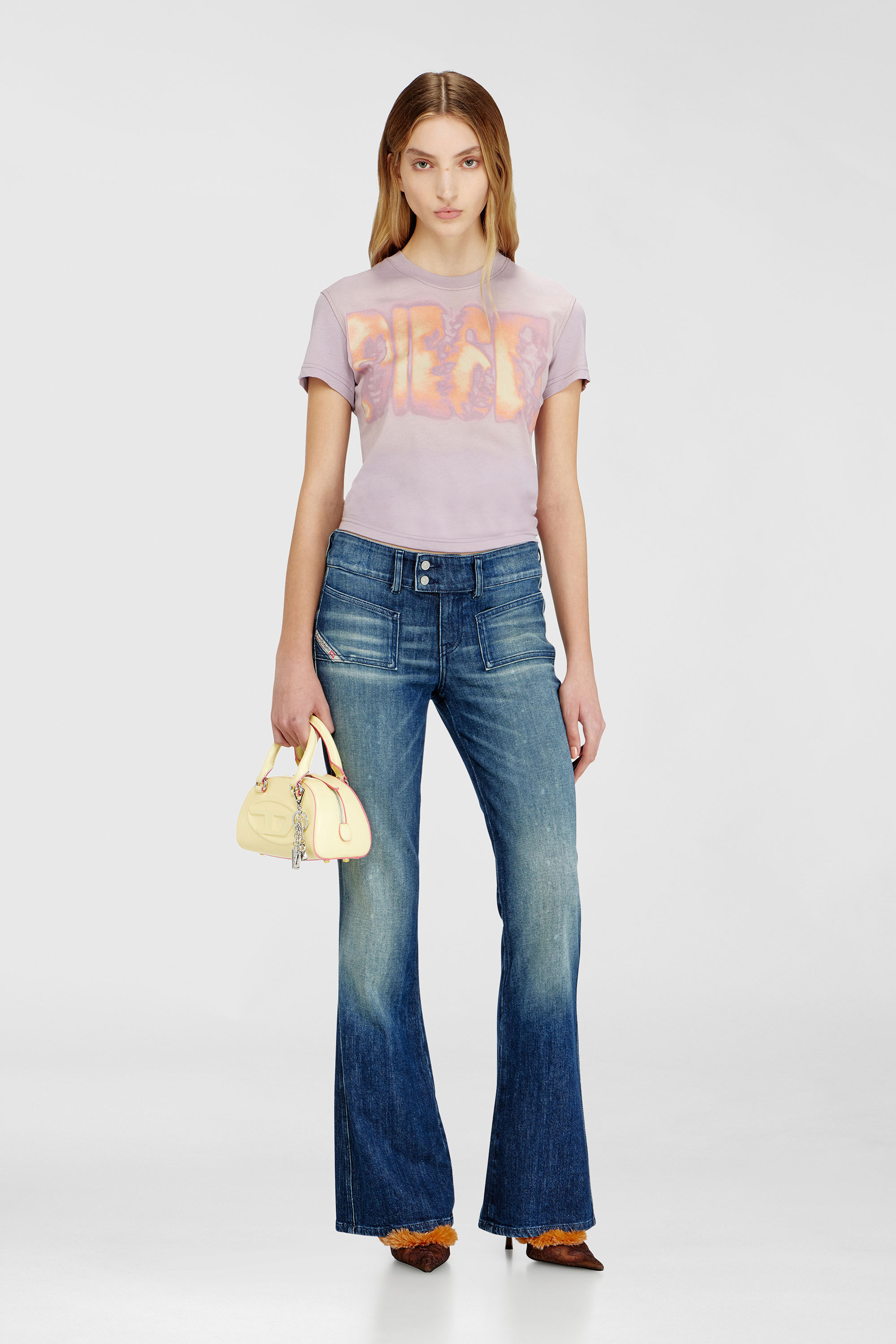 Diesel - T-ILA-AA3, Female's Tシャツ in ライラック - 1