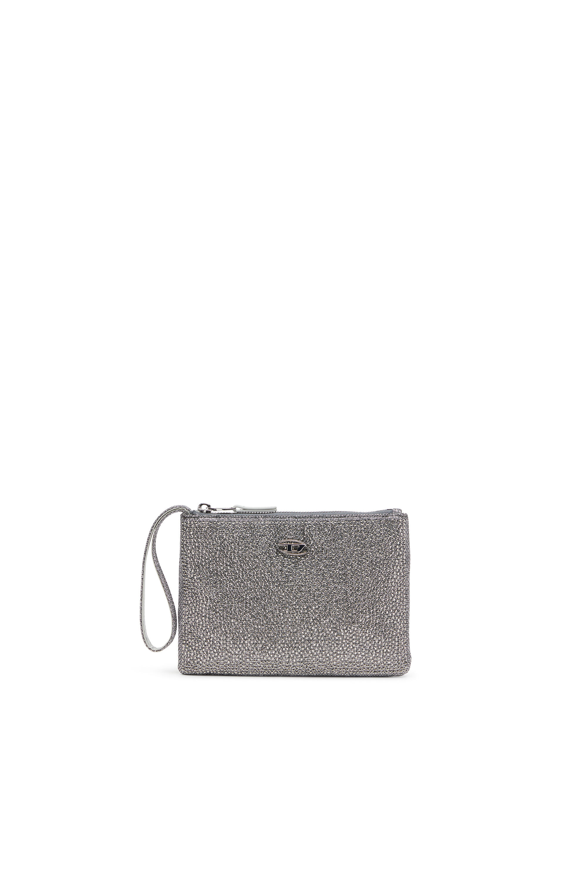 PLAY POUCH II フラットポーチ｜シルバー｜ウィメンズ｜DIESEL