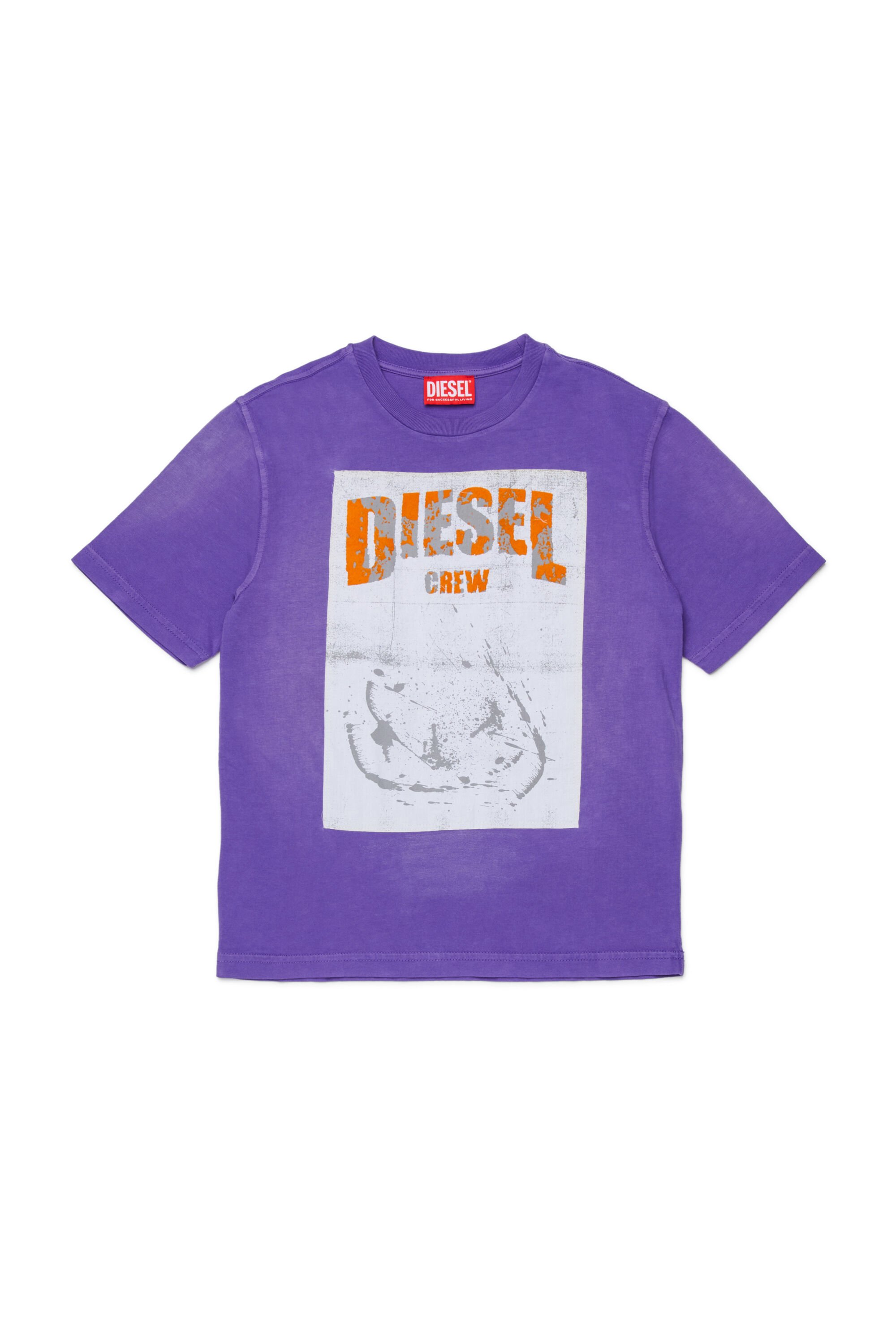 Diesel - TBERS OVER, Male's Tシャツ in バイオレット - 1
