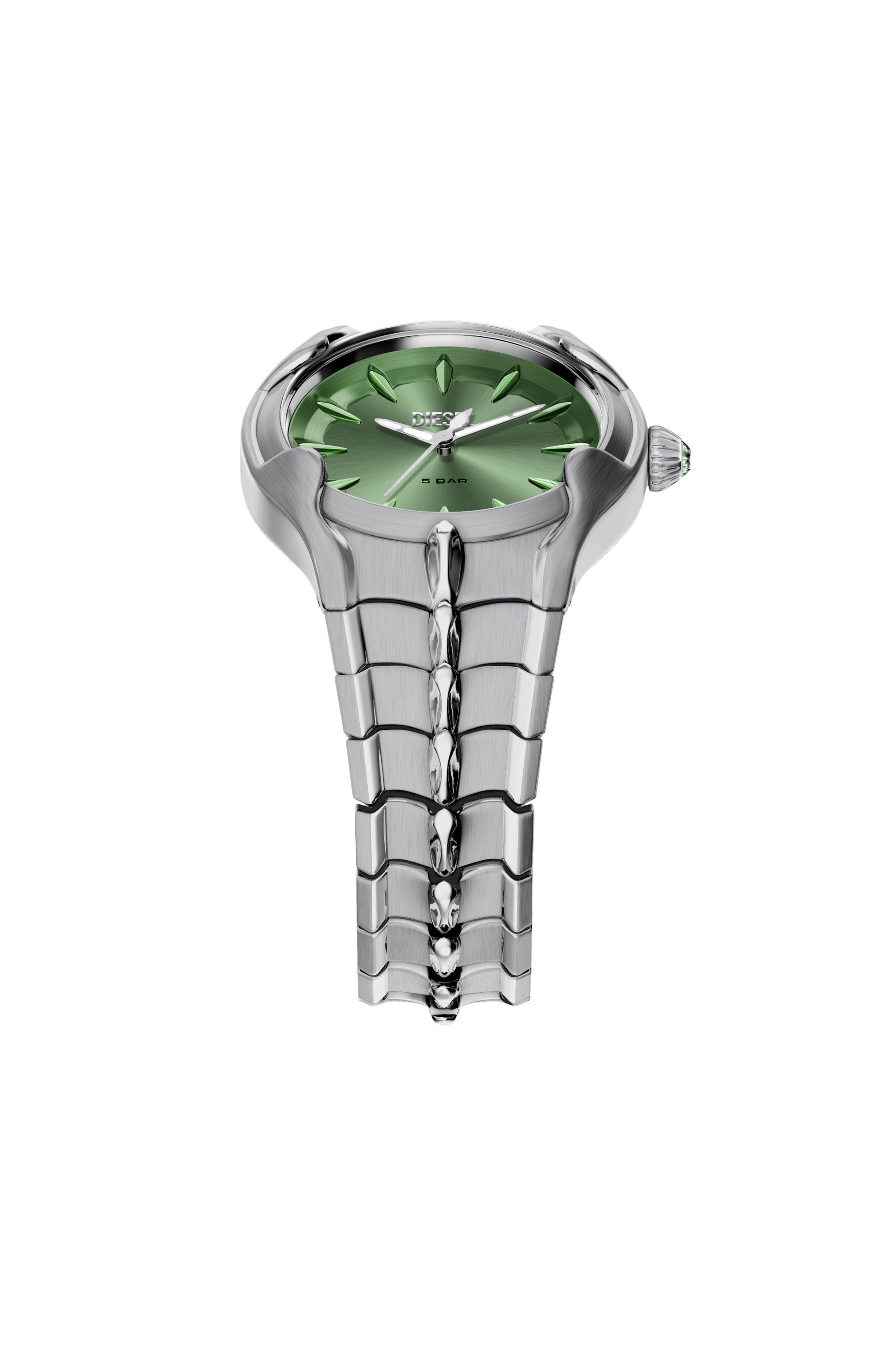 DZ5632 WATCH Vert stainless steel watch｜シルバー｜メンズ｜DIESEL