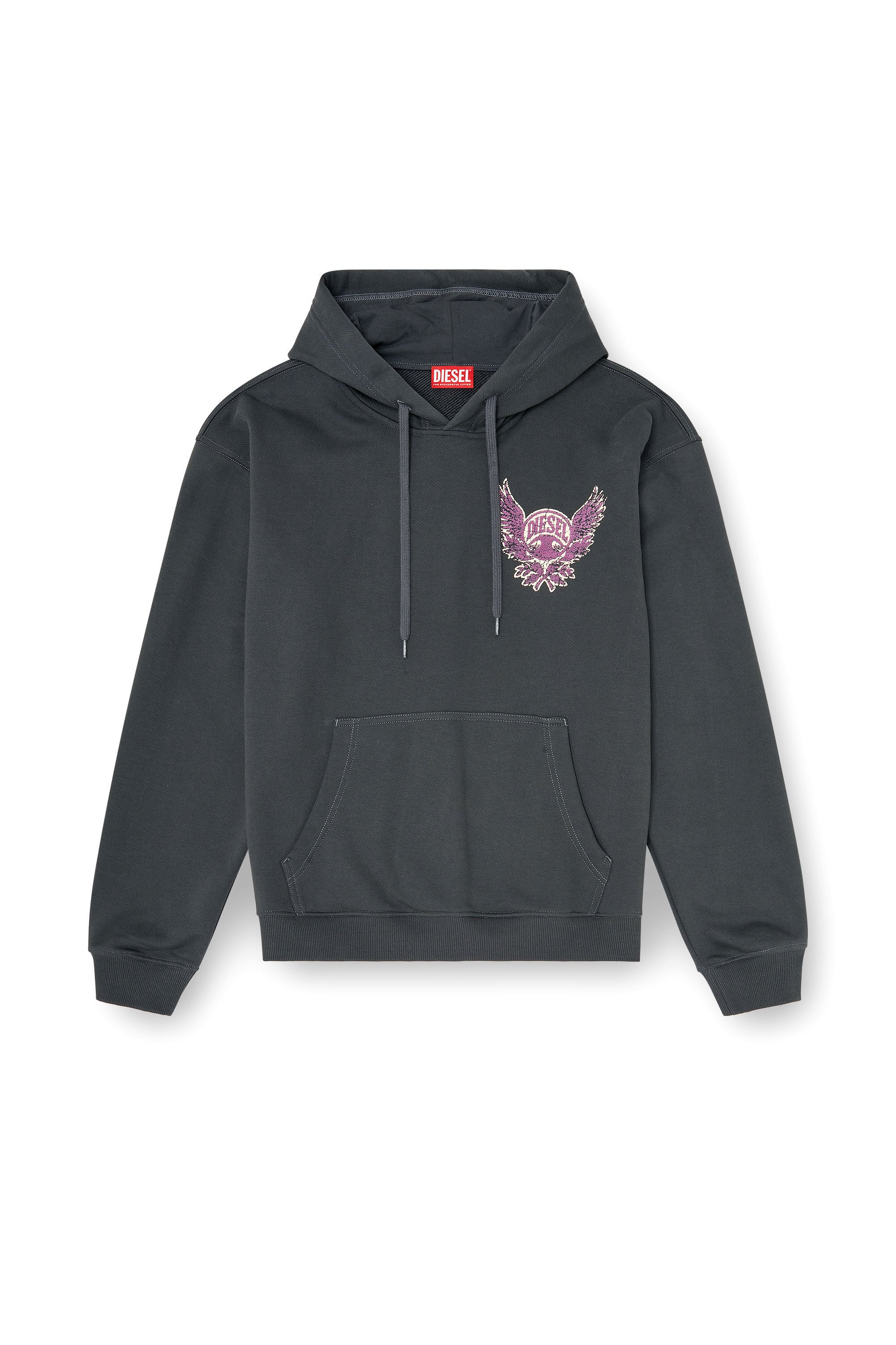Diesel - S-NORM-HOOD-AA2, Male's プルオーバーパーカー in null - 2