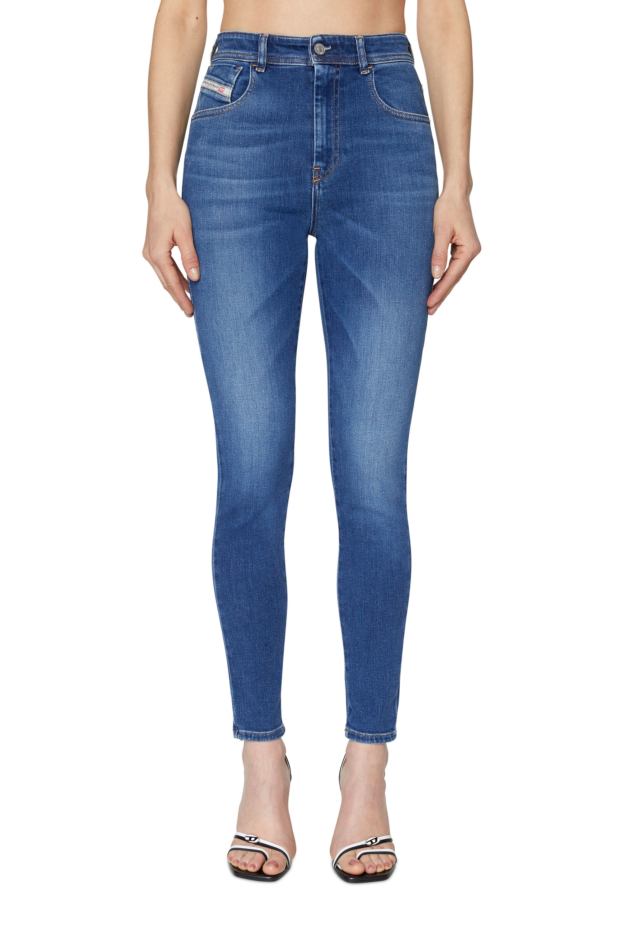 Diesel - Super skinny Jeans 1984 Slandy-High 09C21, ミディアムブルー - Image 3