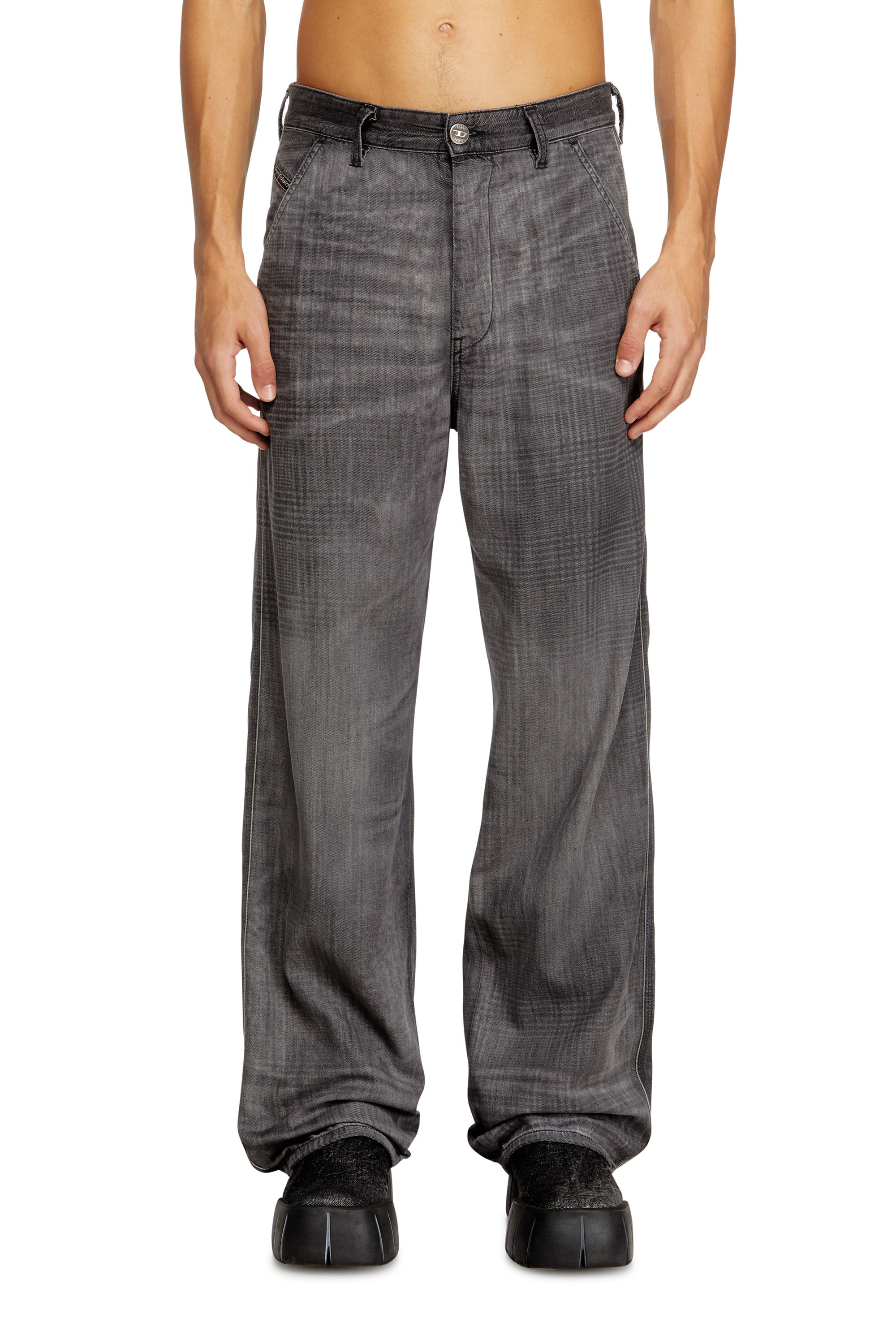 Diesel - Unisex's Regular Jeans D-Phant-chino 068UJ, グレー - 3