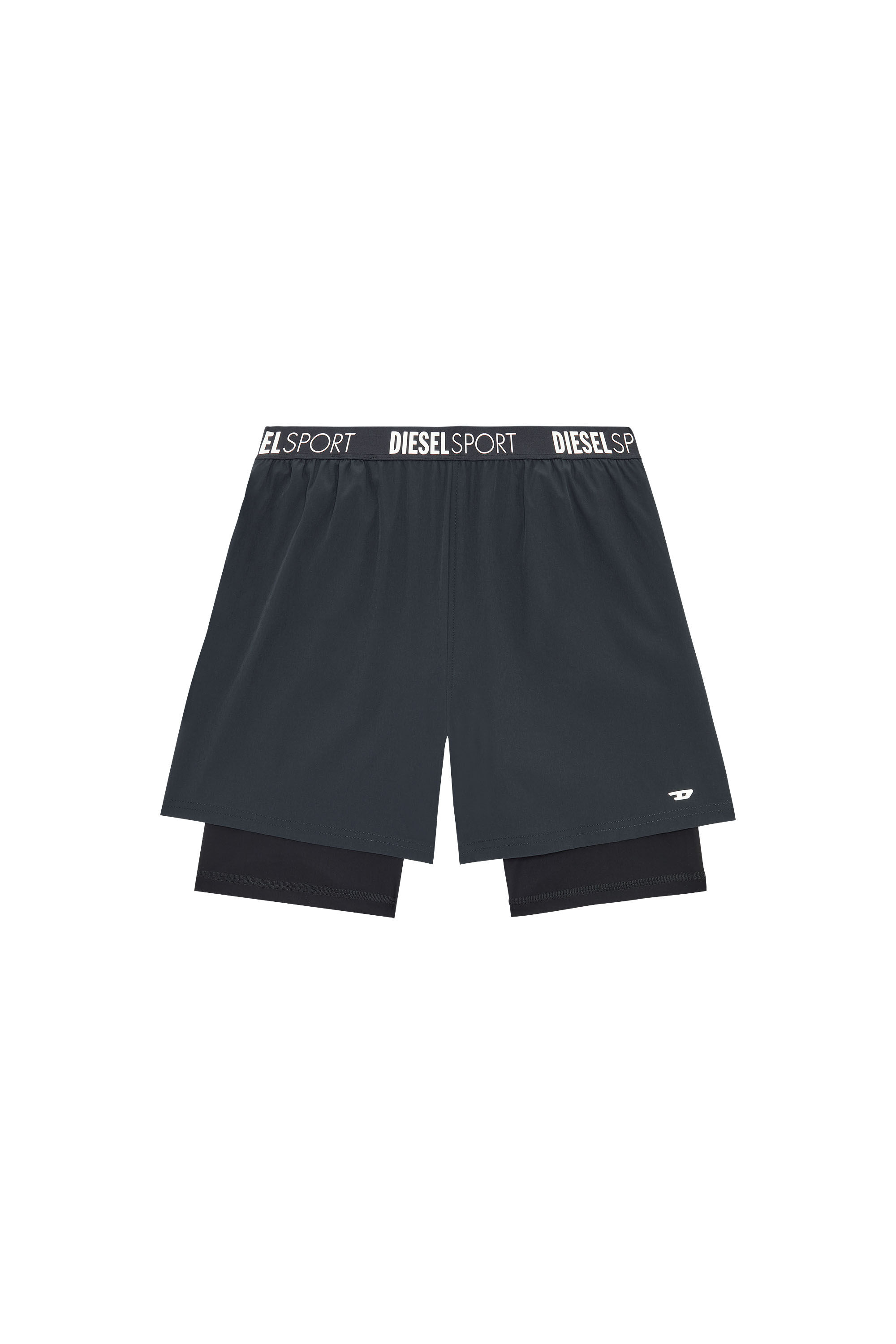 Diesel - AMWB-ADDIE-WT37, Male's ショートパンツ DIESEL SPORT in ブラック - 2