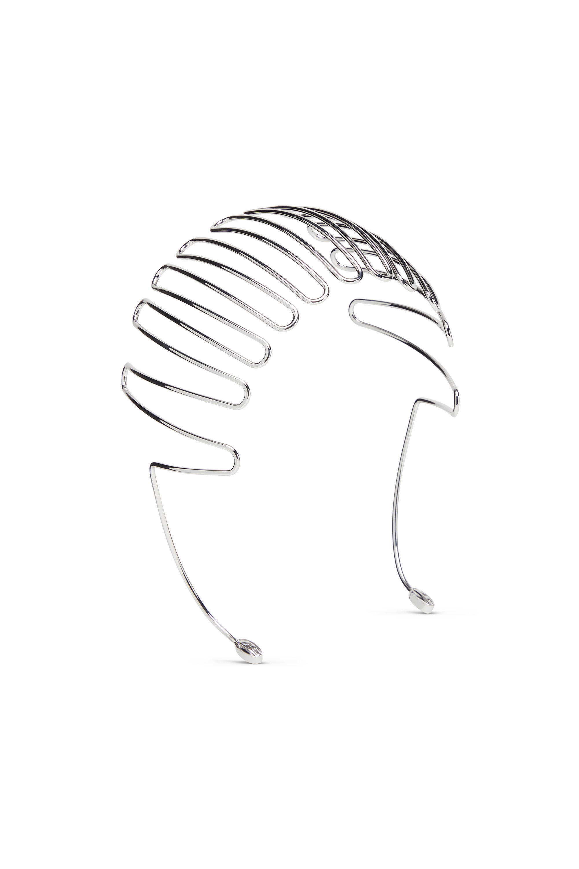 Diesel - VOLT-D HEADBAND, Female's ヘアバンド in シルバー - 1