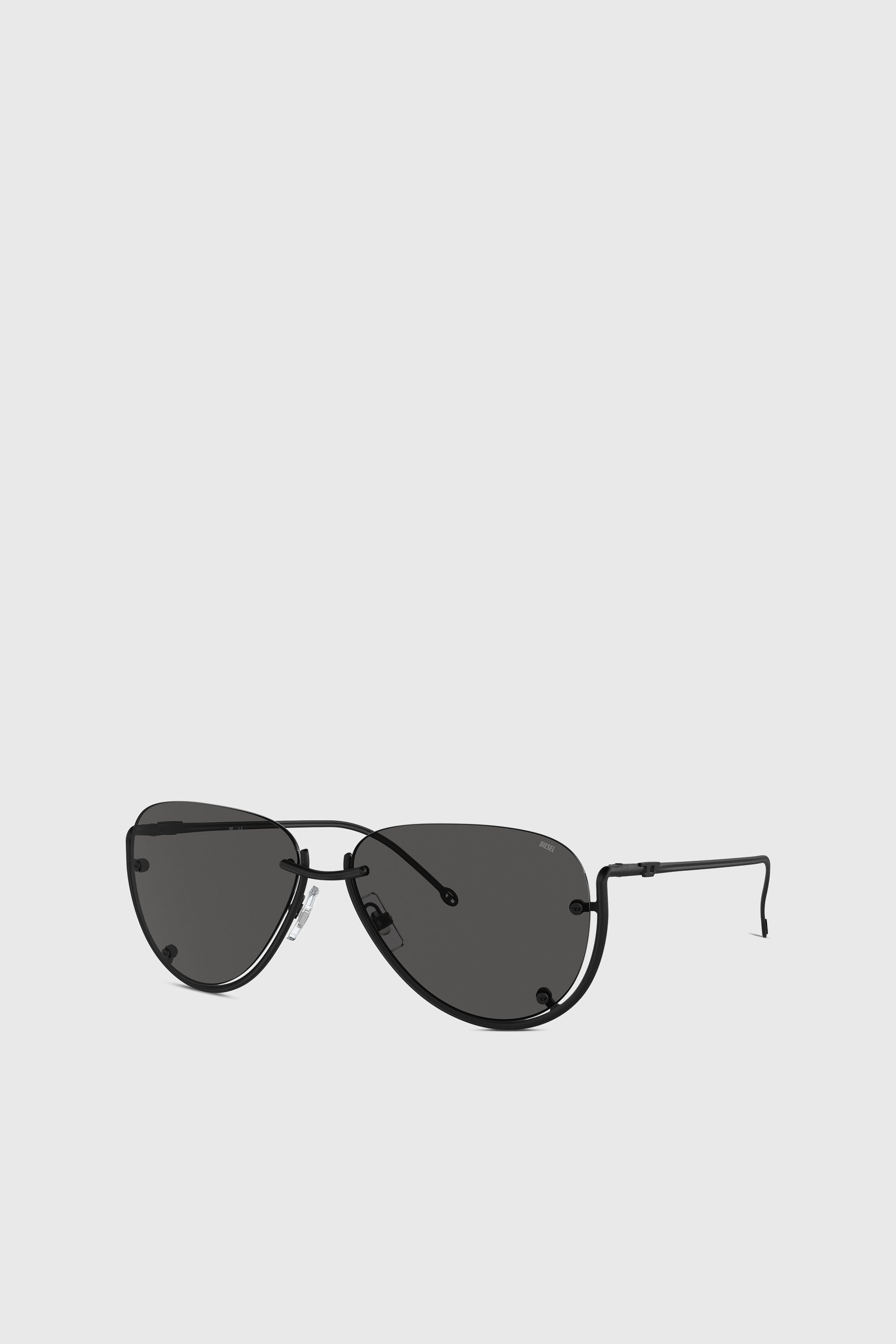 Diesel - 0DL1003, Unisex's サングラス in ブラック - 5