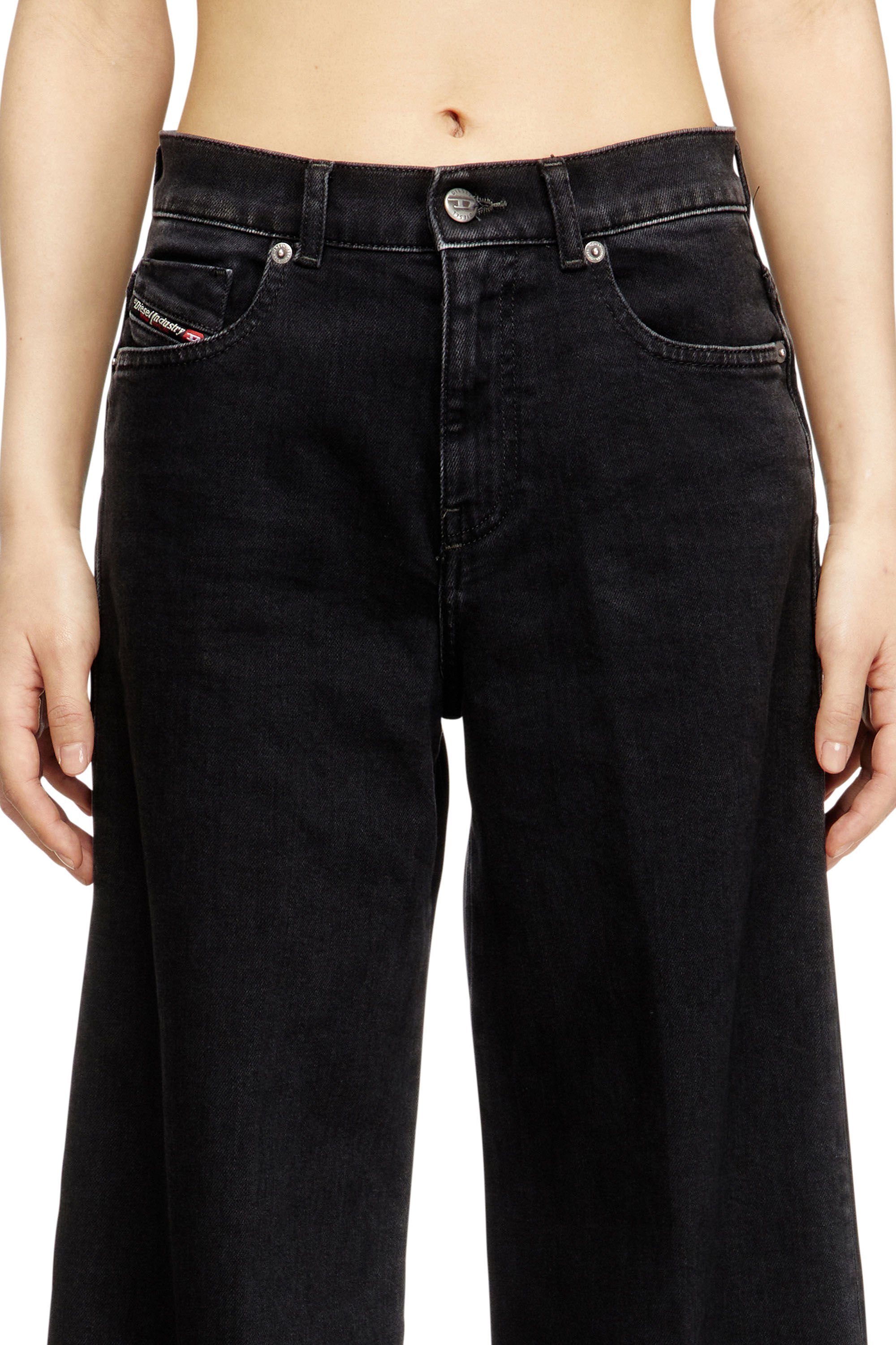 Diesel - Female's Flare Jeans 1978 D-Akemi 09N89, ブラック/ダークグレー - 5