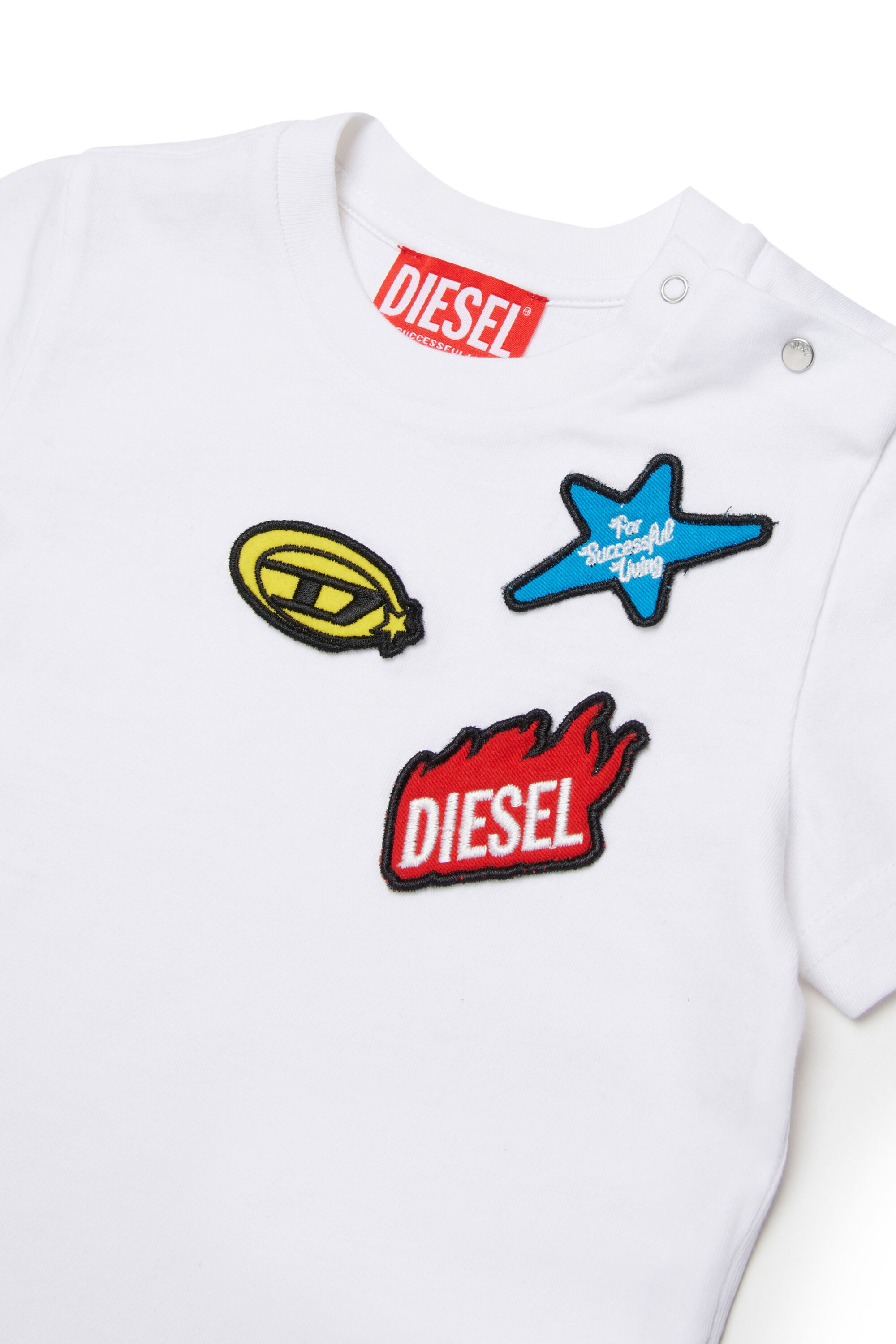 Diesel - TOSB, Male's Tシャツ in ホワイト - 3