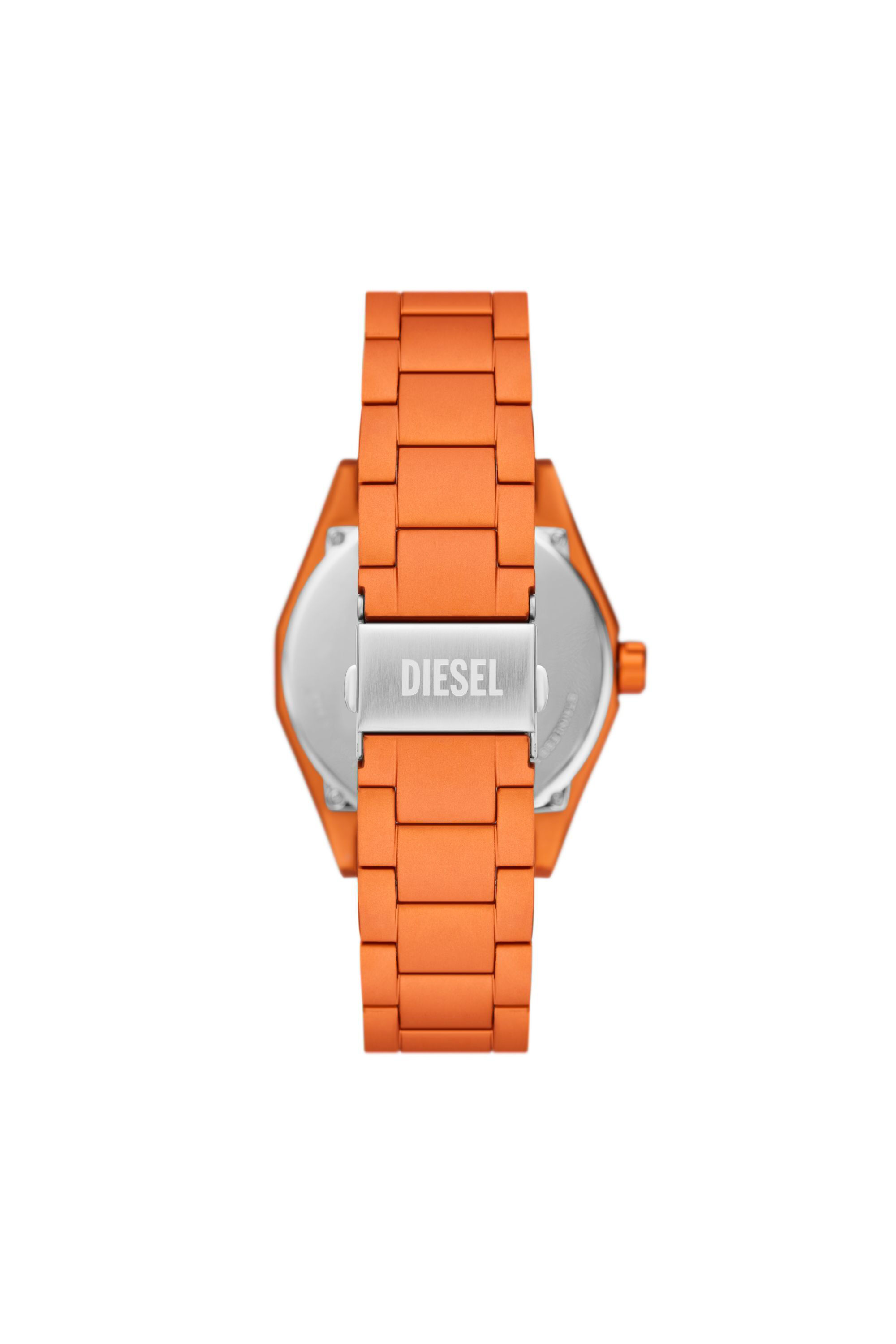 Diesel - DZ2209, Male's Scraper three-hand orange aluminum watch in オレンジ - 2