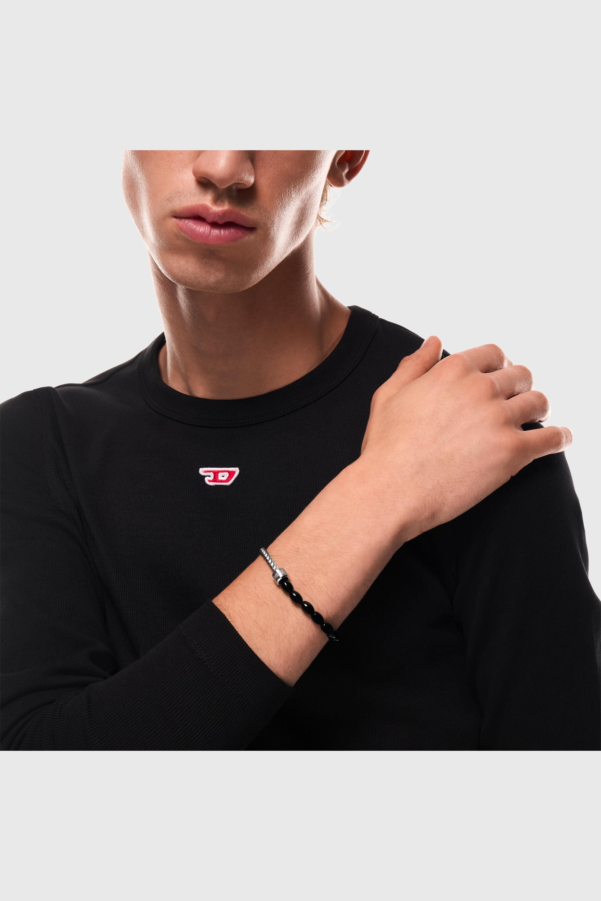 Diesel - DX1714040, Unisex's ブレスレット in シルバー/ブラック - 4