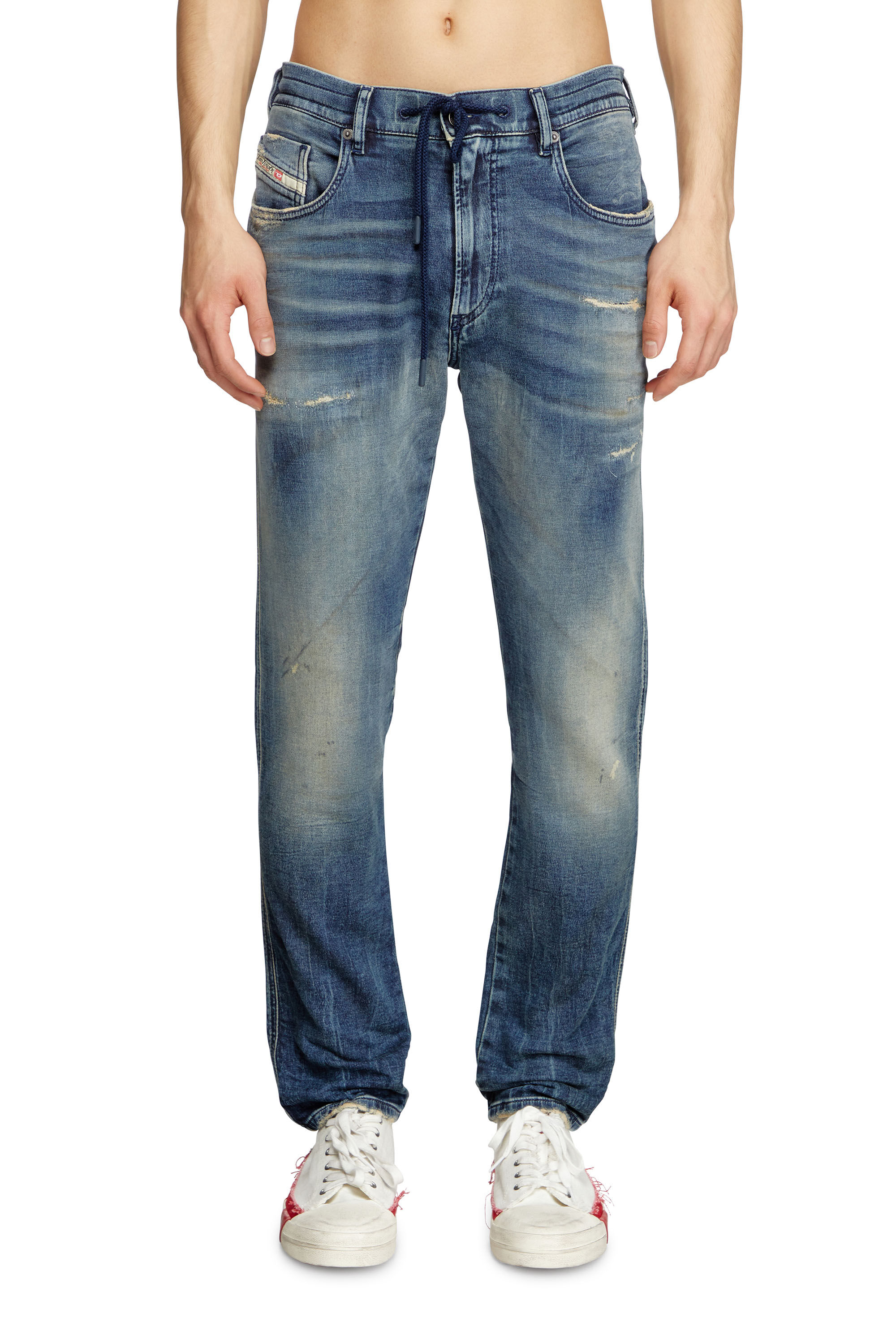 Diesel - Male's Slim 2060 D-Strukt Joggjeans® 068PN, ミディアムブルー - 3