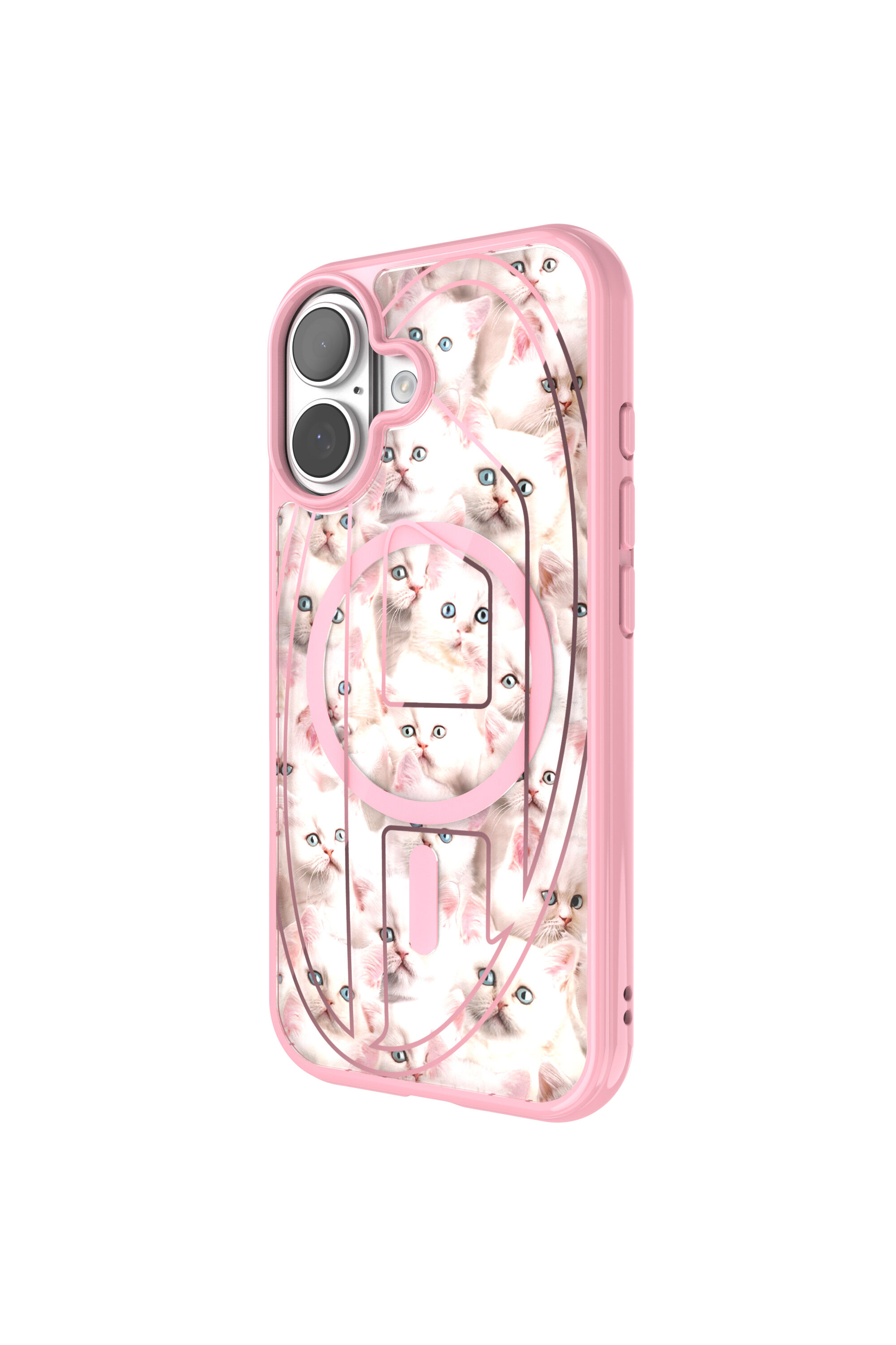 60423 AOP CASE IPHONE 17｜ピンク｜ウィメンズ｜DIESEL