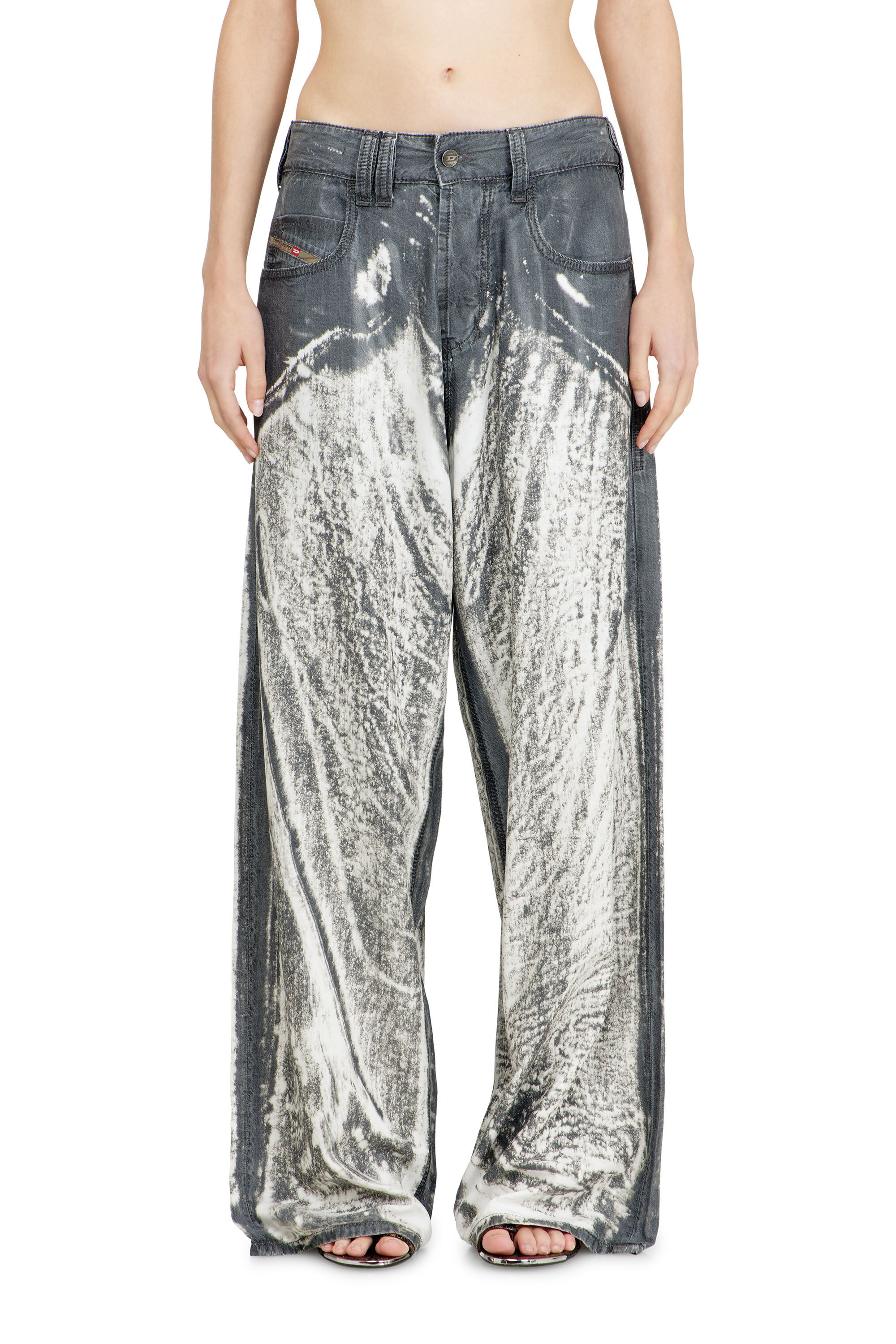 Diesel - Unisex's Relaxed Jeans 1997 D-Enim-M 068XJ, グレー - 1