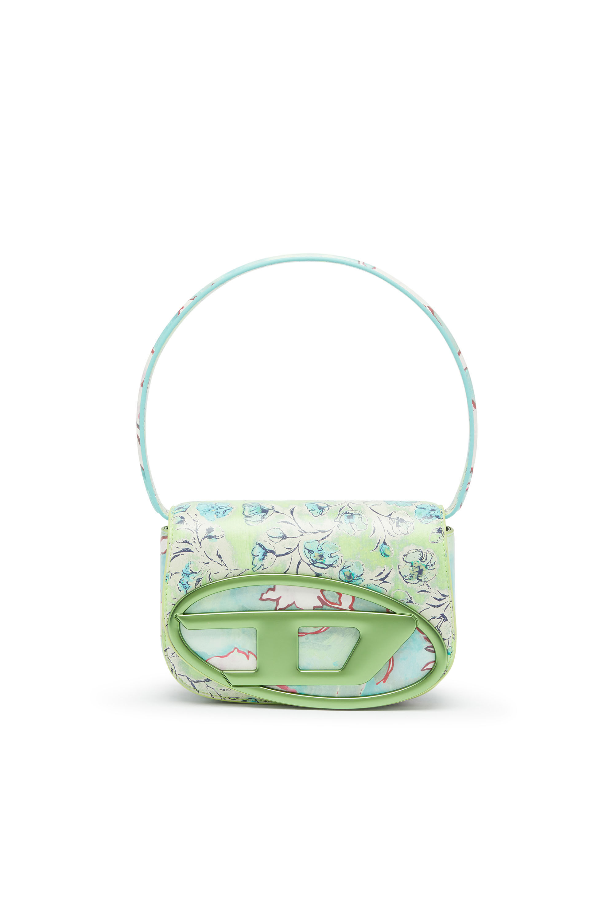 Diesel - 1DR, Female's 1DR-Iconic shoulder bag with floral print in グリーン - 1