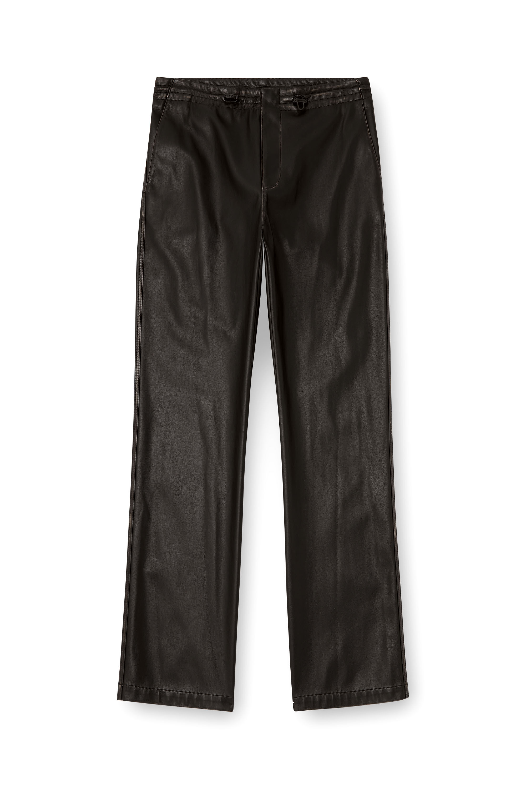 Diesel - P-RIVERS, Male's Pants in treated technical fabric in ブラック - 4