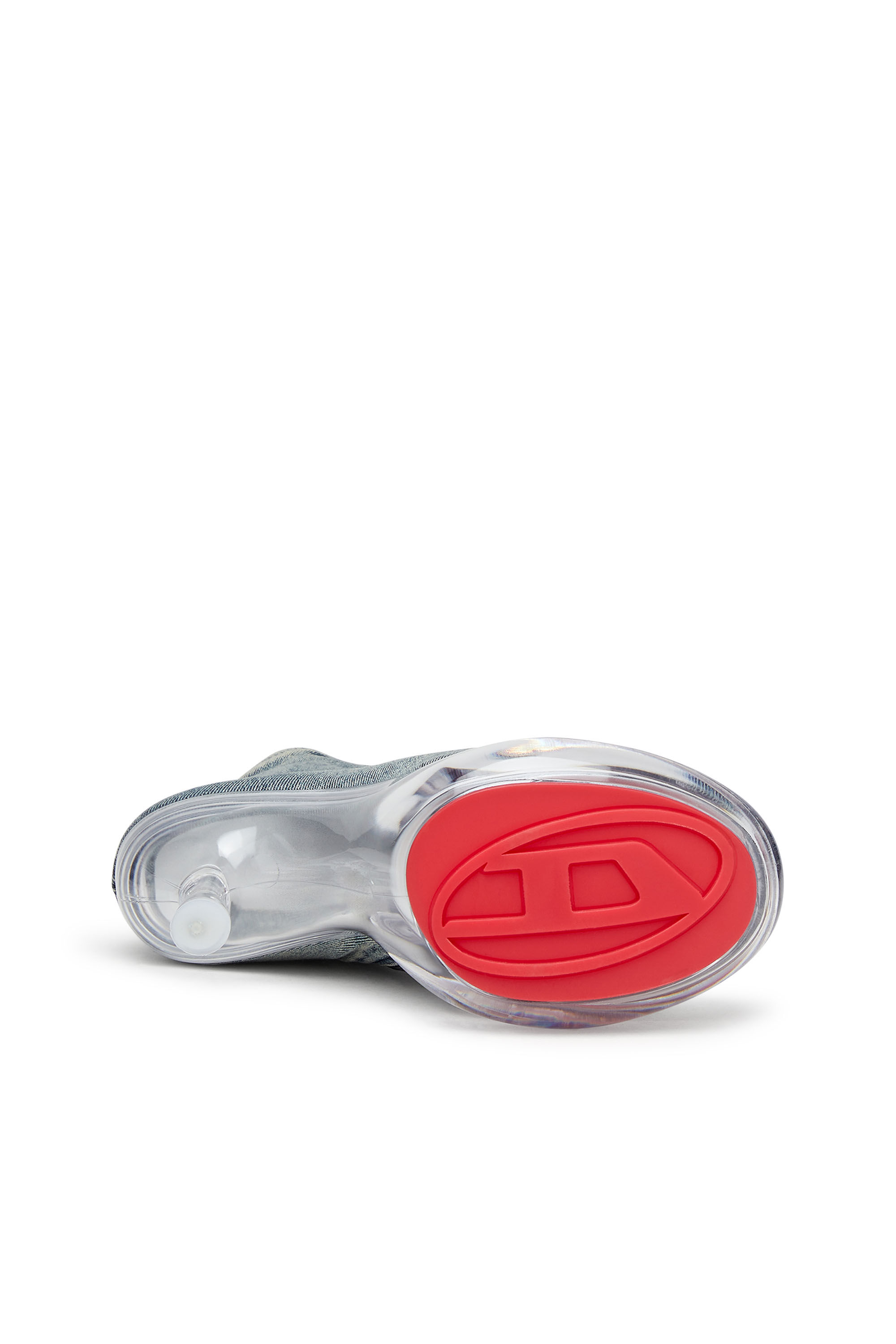 D-LAKE PLATFORM MIDB ZIP STRETCH ショートブーツ｜ブルー