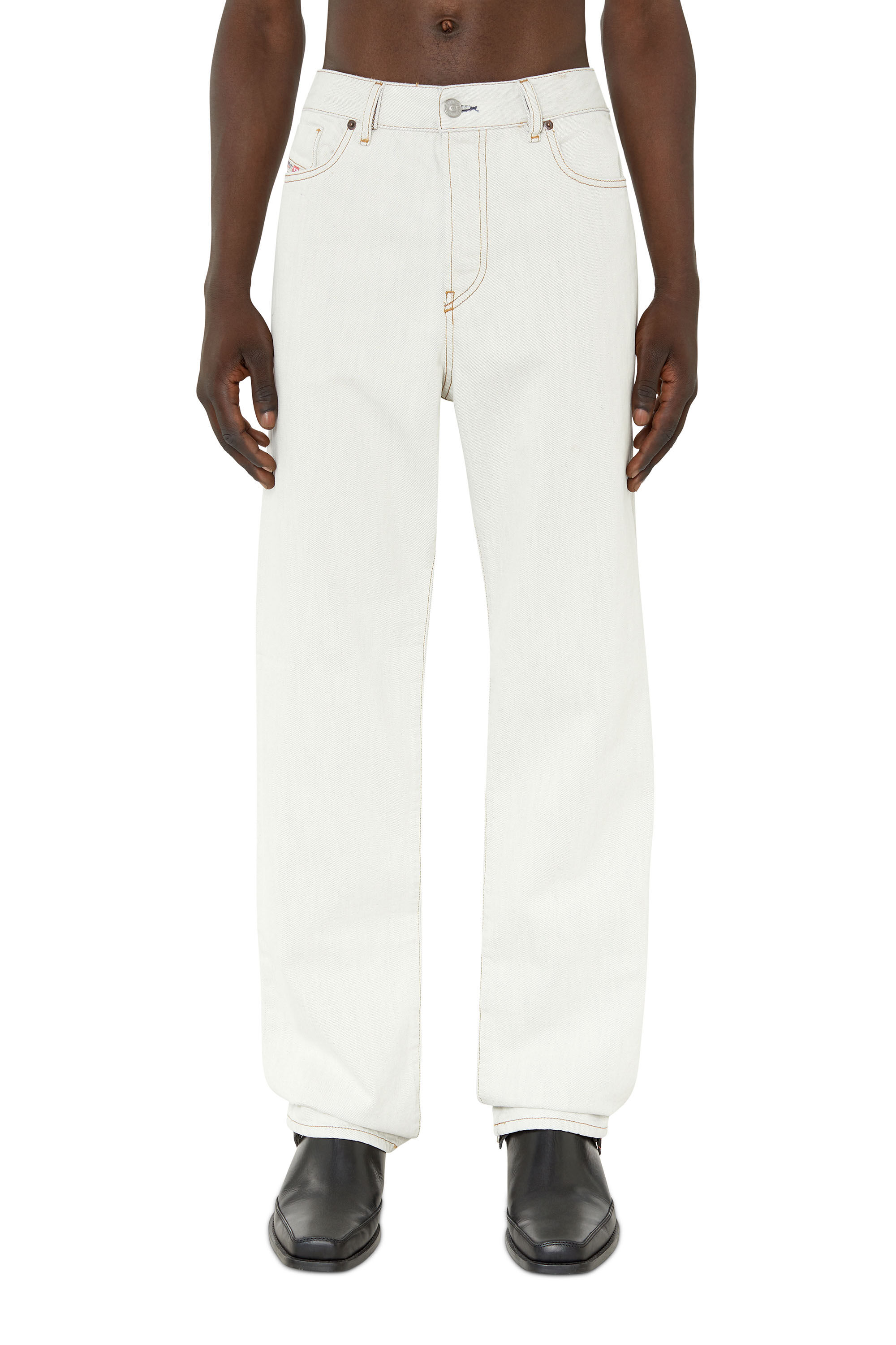 Diesel - Straight Jeans 1955 D-Rekiv 09B93, ホワイト - Image 3