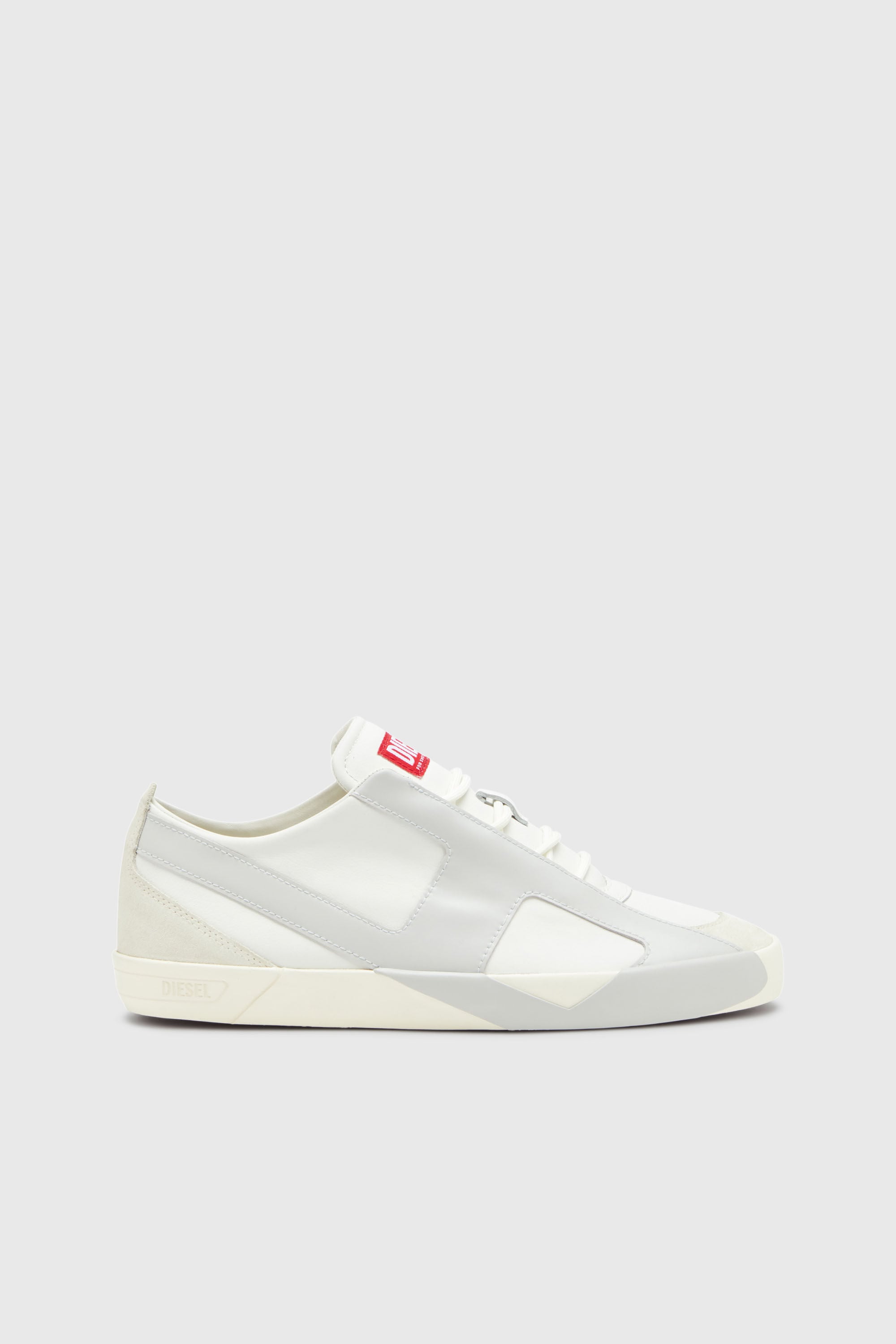 Diesel - S-SLANTE-D LOW, Male's スニーカー in ホワイト/グレー - 2