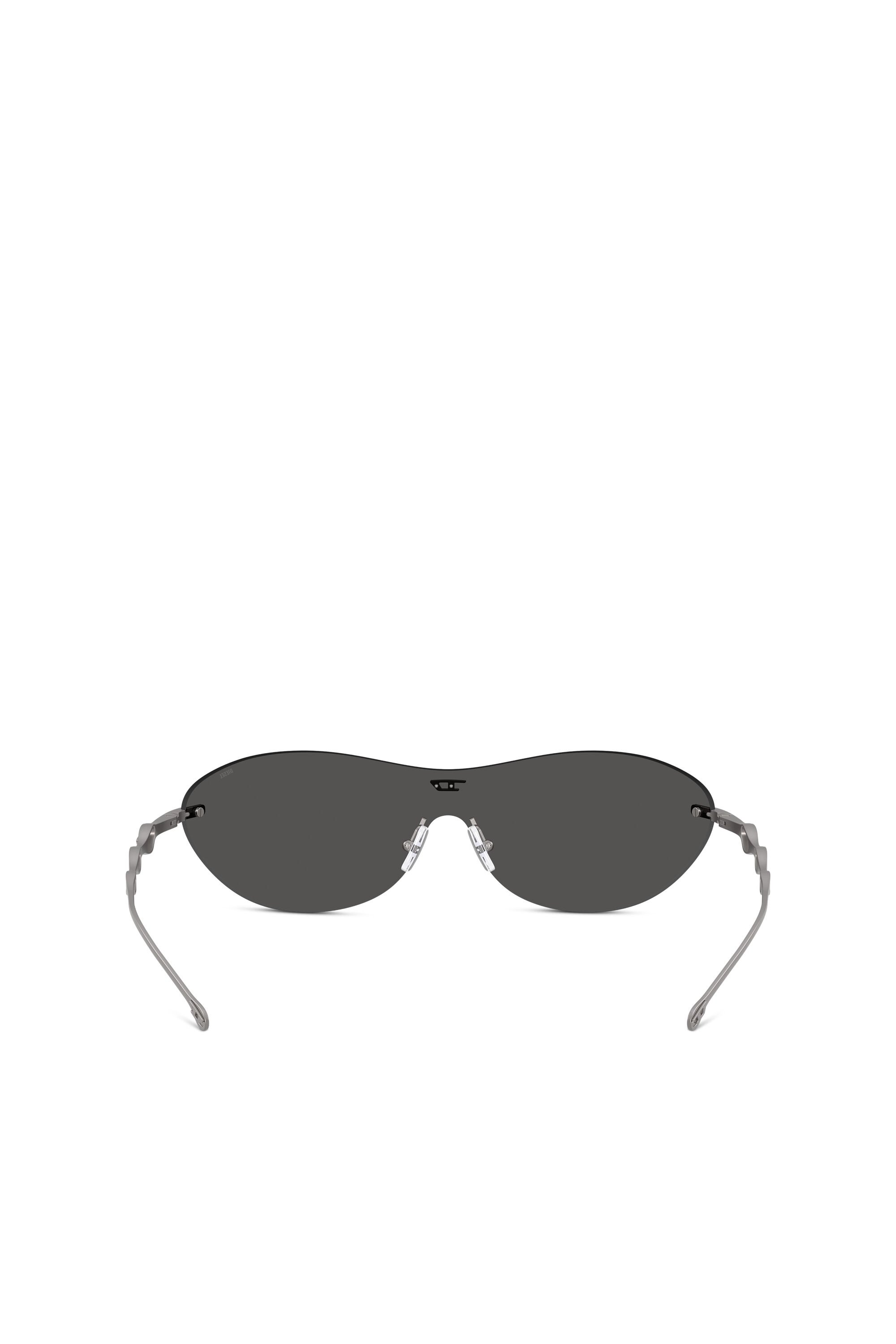 Diesel - 0DL1006 SIZE 35, Unisex's Iconic oval sunglasses in ダークグレー - 3