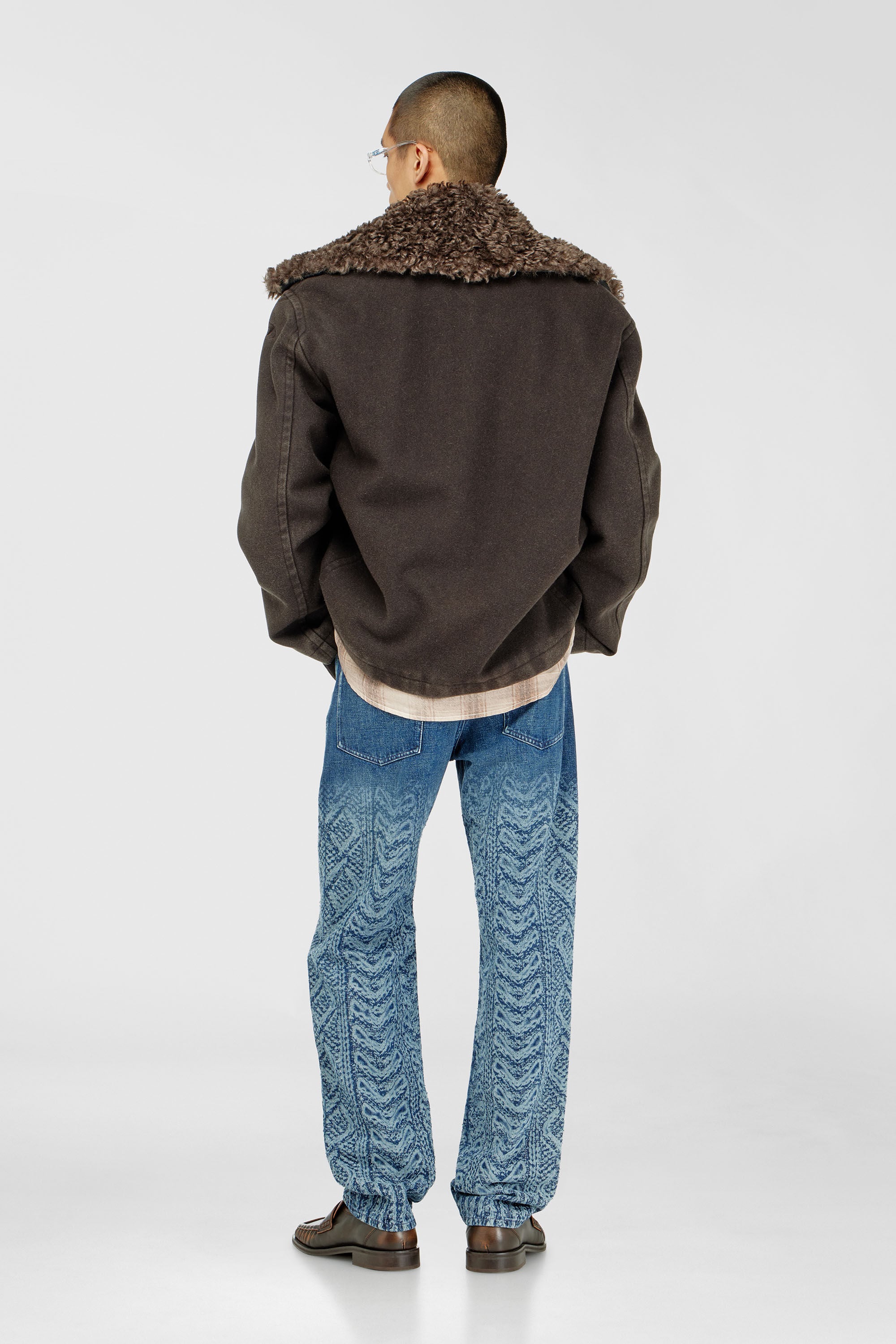 Diesel - Male's Regular Jeans 2024 D-Macs 007EV, ダークブルー - 4