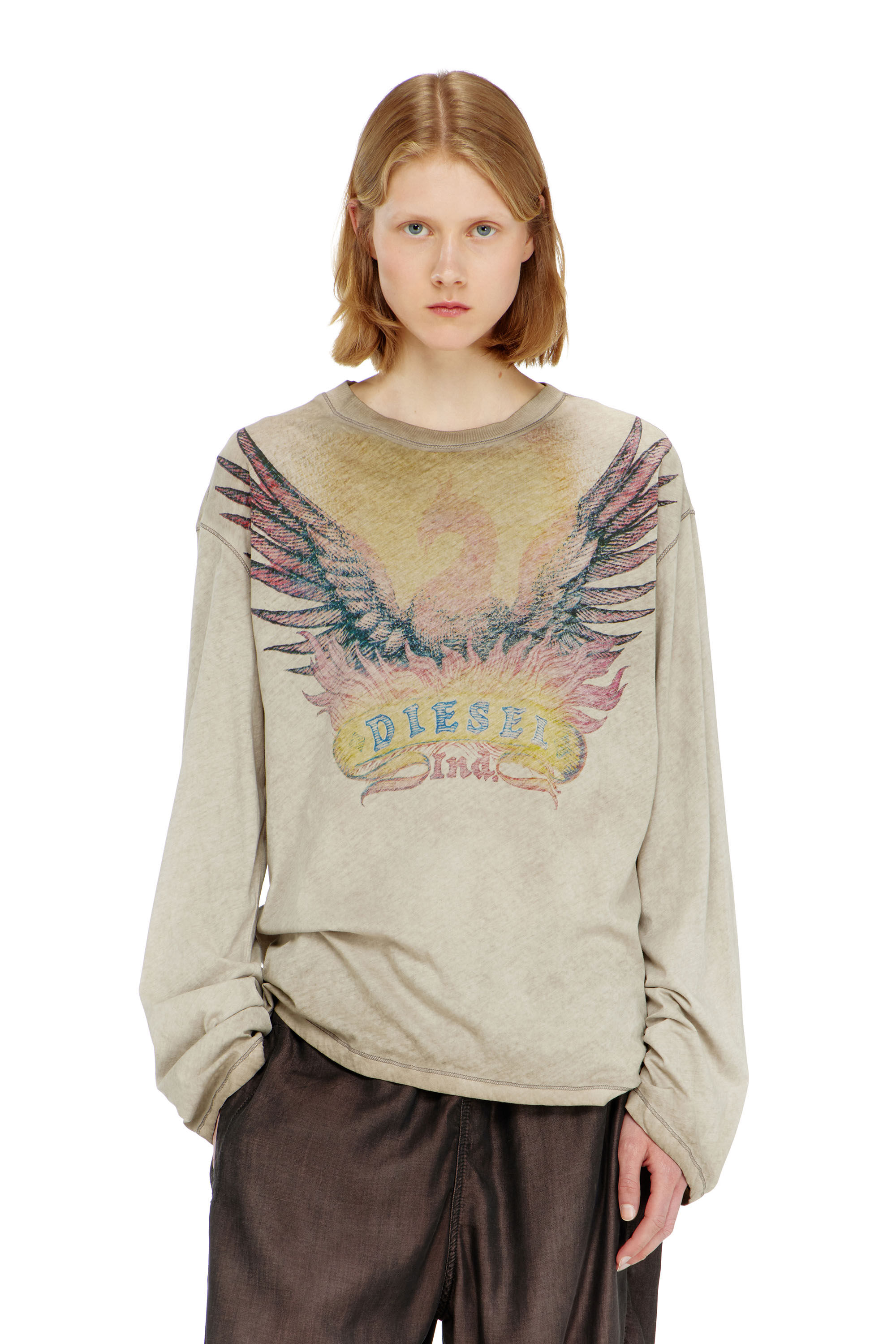 T-HILARY-LS-AA2 長袖Tシャツ｜ToBeDefined｜ウィメンズ｜DIESEL