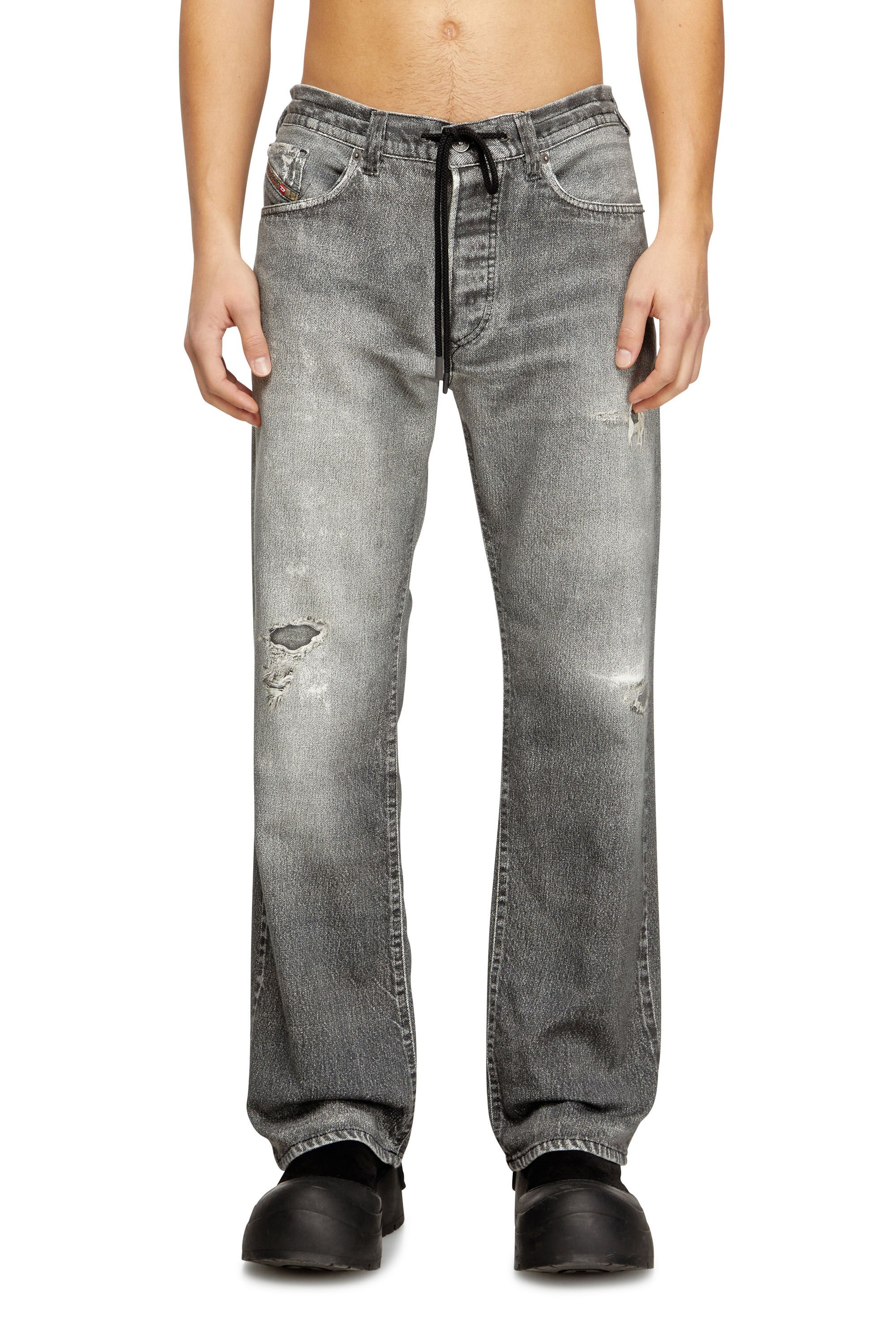 Diesel - Male's Relaxed 2080 D-Reel Joggjeans&reg; 068US, グレー - 3
