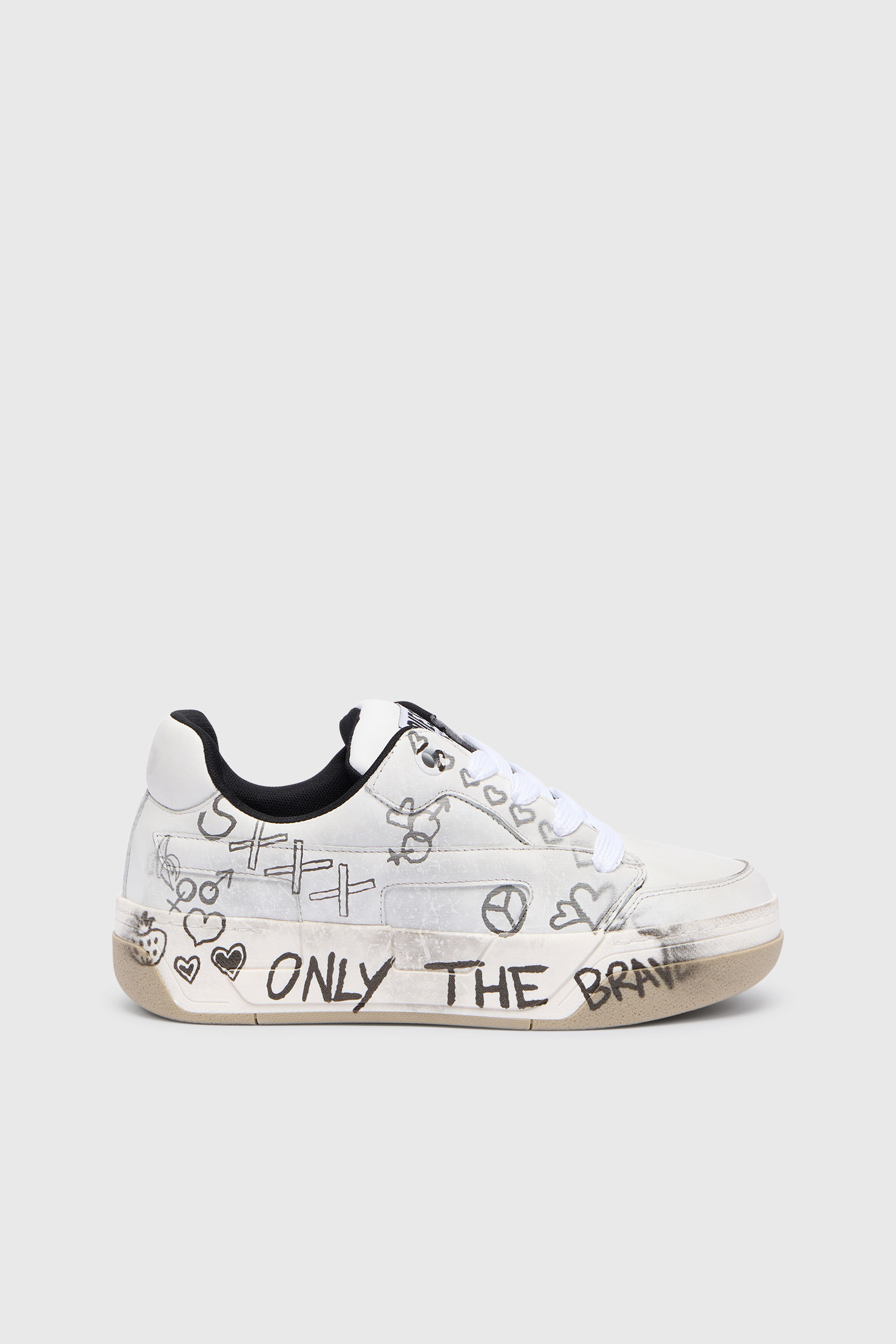 S-D-OLLIE LOW ローカットスニーカー｜ホワイト｜メンズ｜DIESEL
