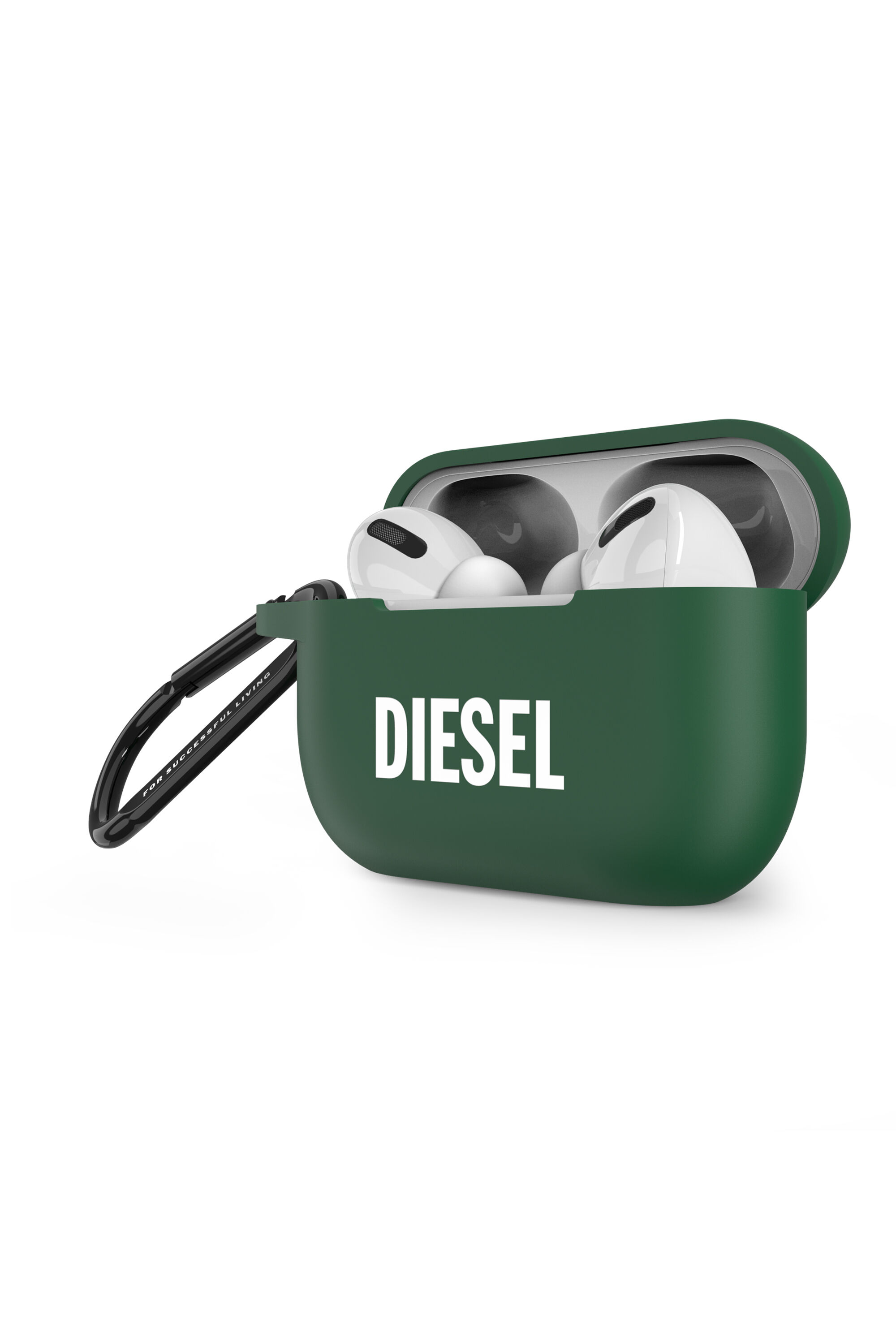 Diesel - 49671 MOULDED CASE, Unisex's AIRPODS PRO ケース in グリーン - 3