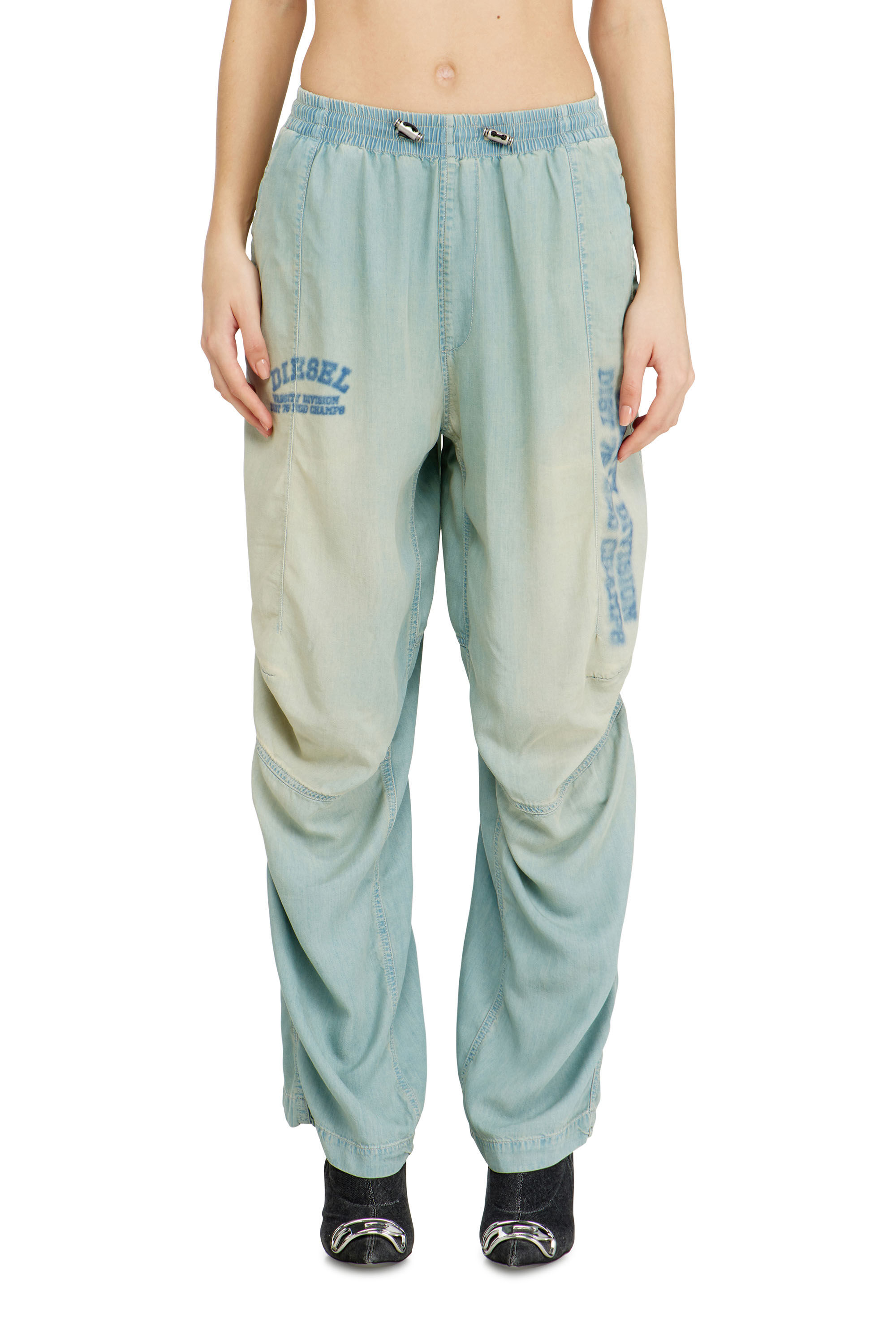 Diesel - Unisex's Relaxed Jeans D-Pari 0ADCF, ライトブルー - 4