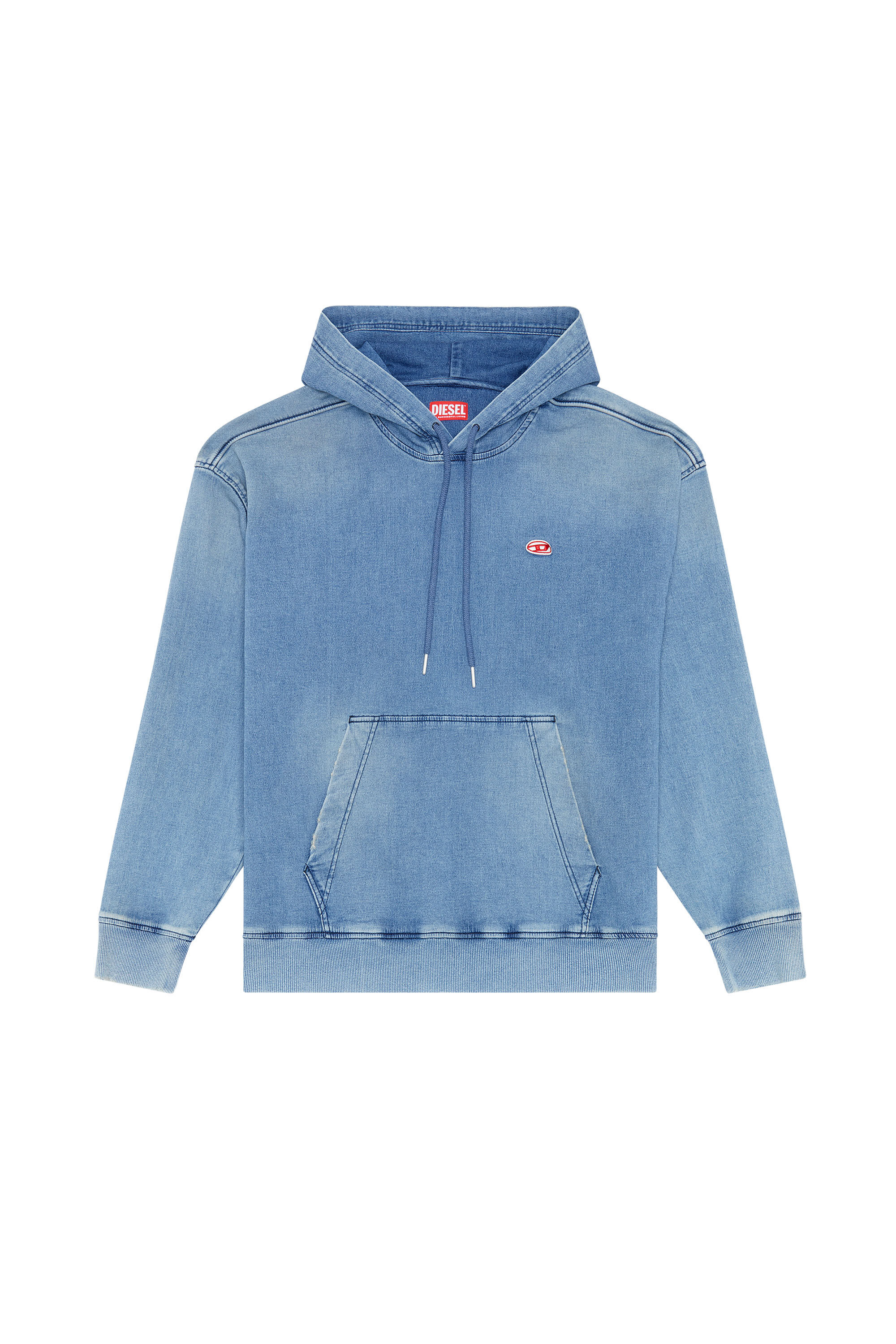 D-UM-RIB-NE スウェットデニムフードトラックデニム｜メンズ｜DIESEL