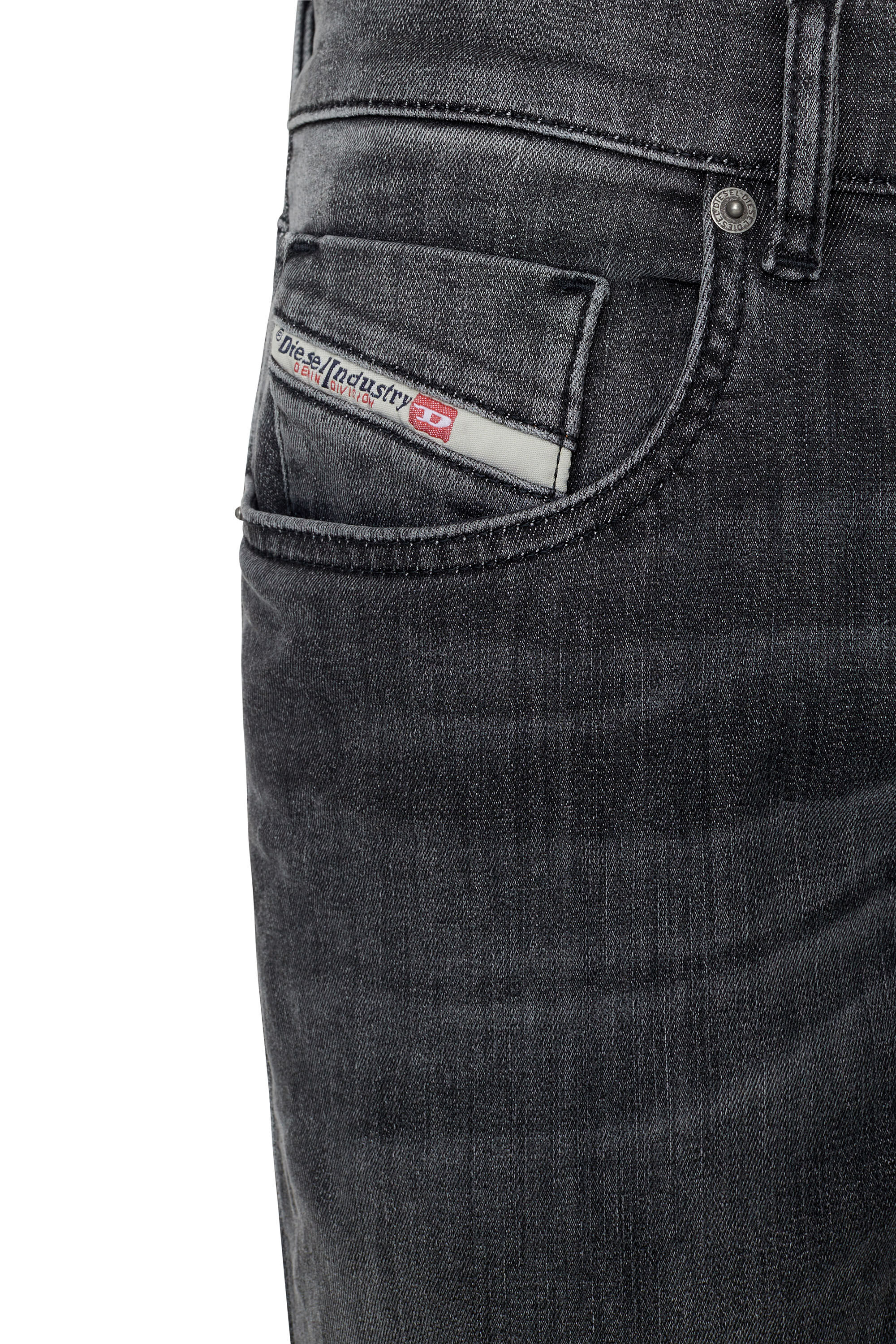 Diesel - D-Strukt JoggJeans® 09D52 Slim, ブラック/ダークグレー - Image 4