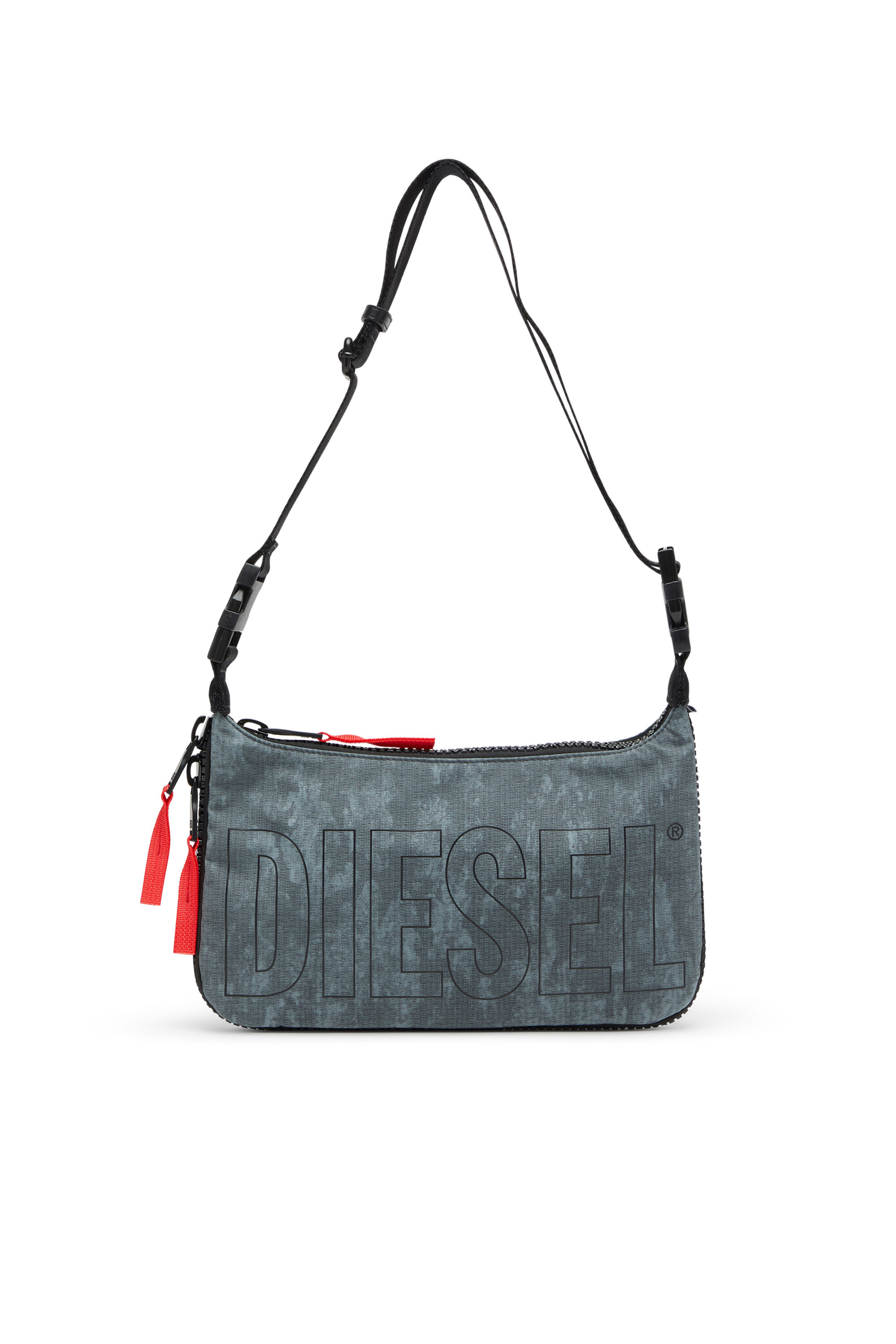 バッグ DIESEL Zip-D Crossbody X ZIP-D CROSSBODY X Zip-D-Sling bag in check-jacquard shell