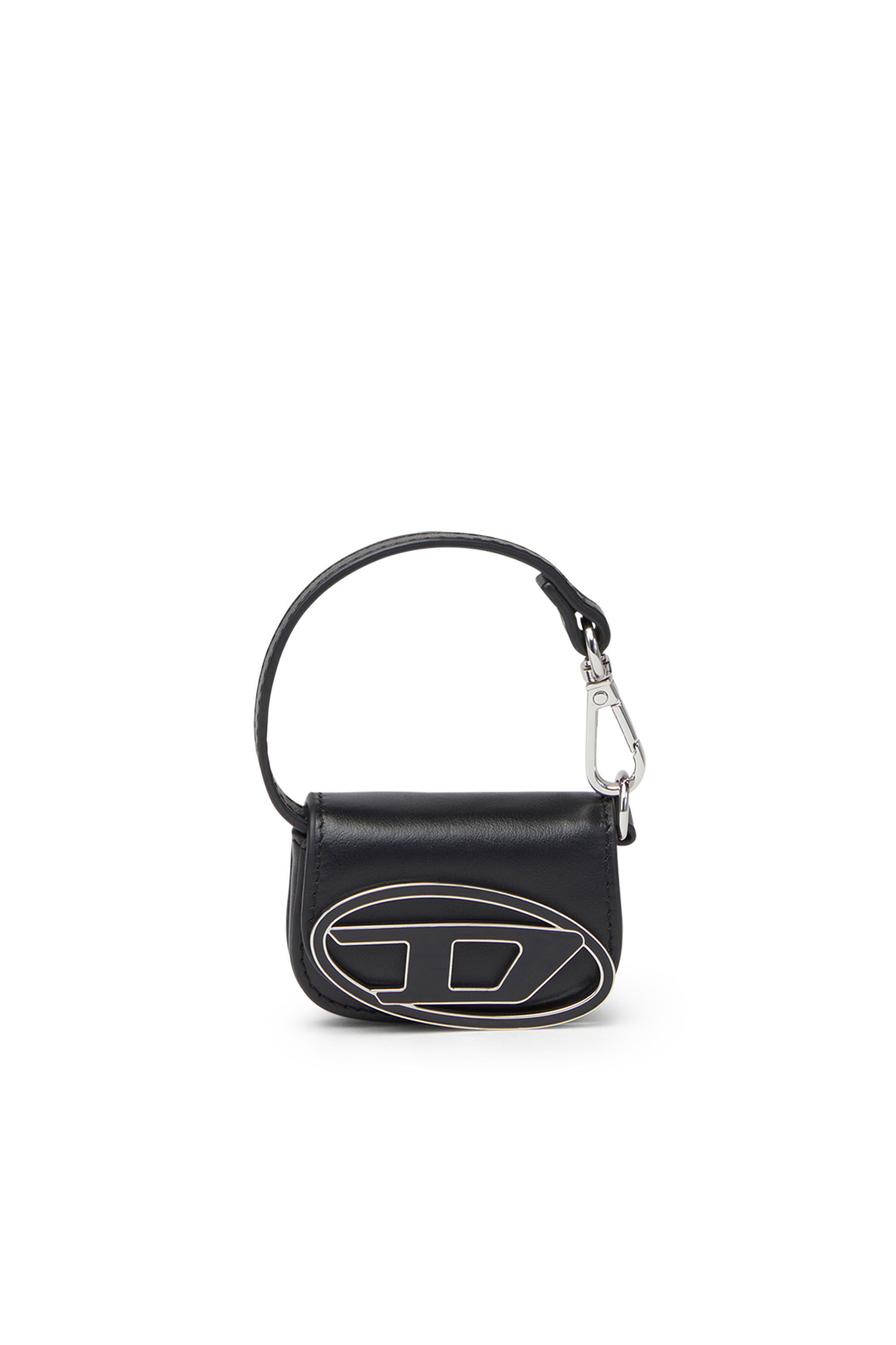 Diesel - 1DR MICRO, Female's カウレザー マイクロウォレット in ブラック - 1