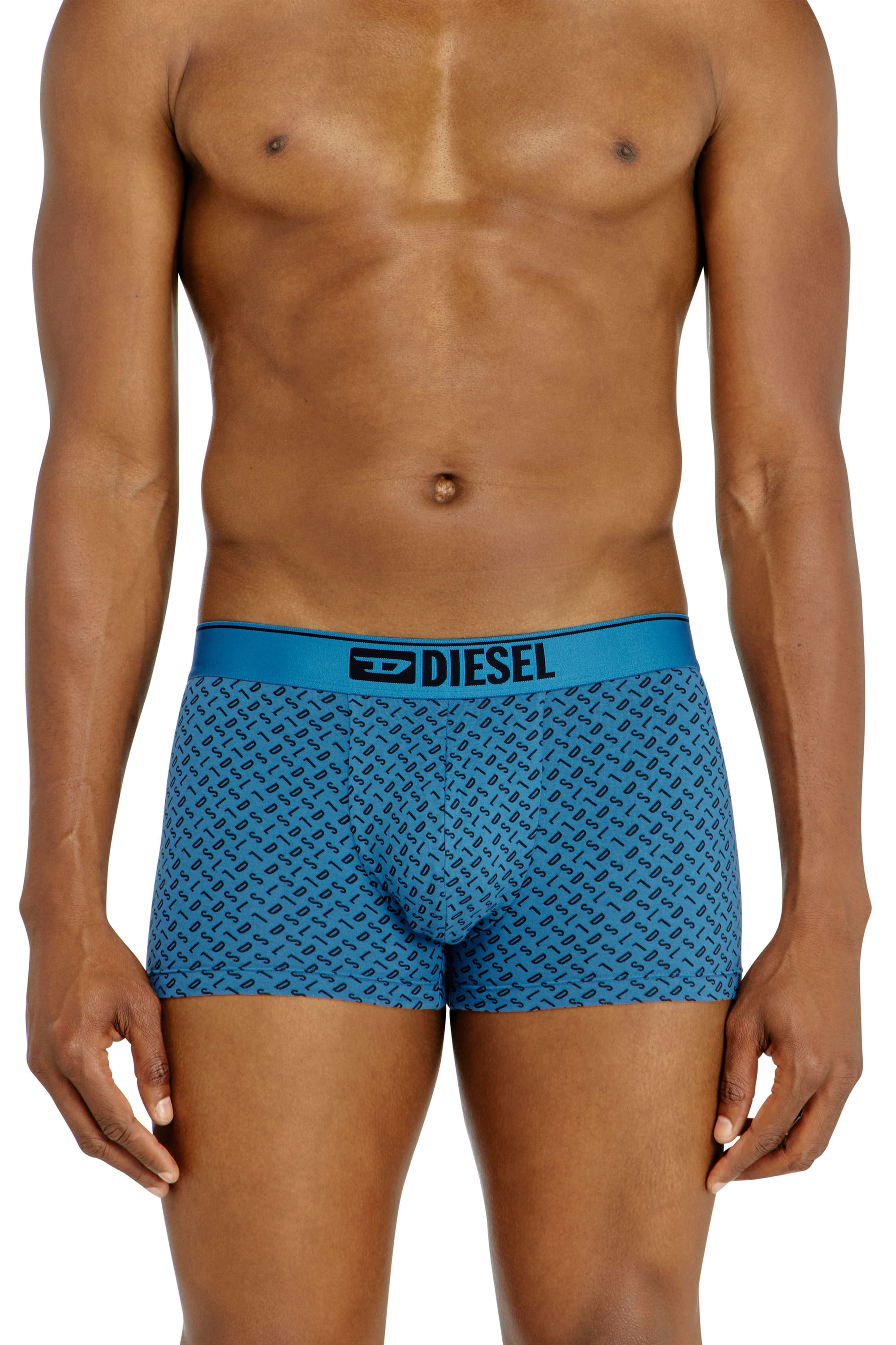 Diesel - DAMIEN-D-BOX-3PACK, Male's ボクサーパンツ 3枚パック in ブルー - 2