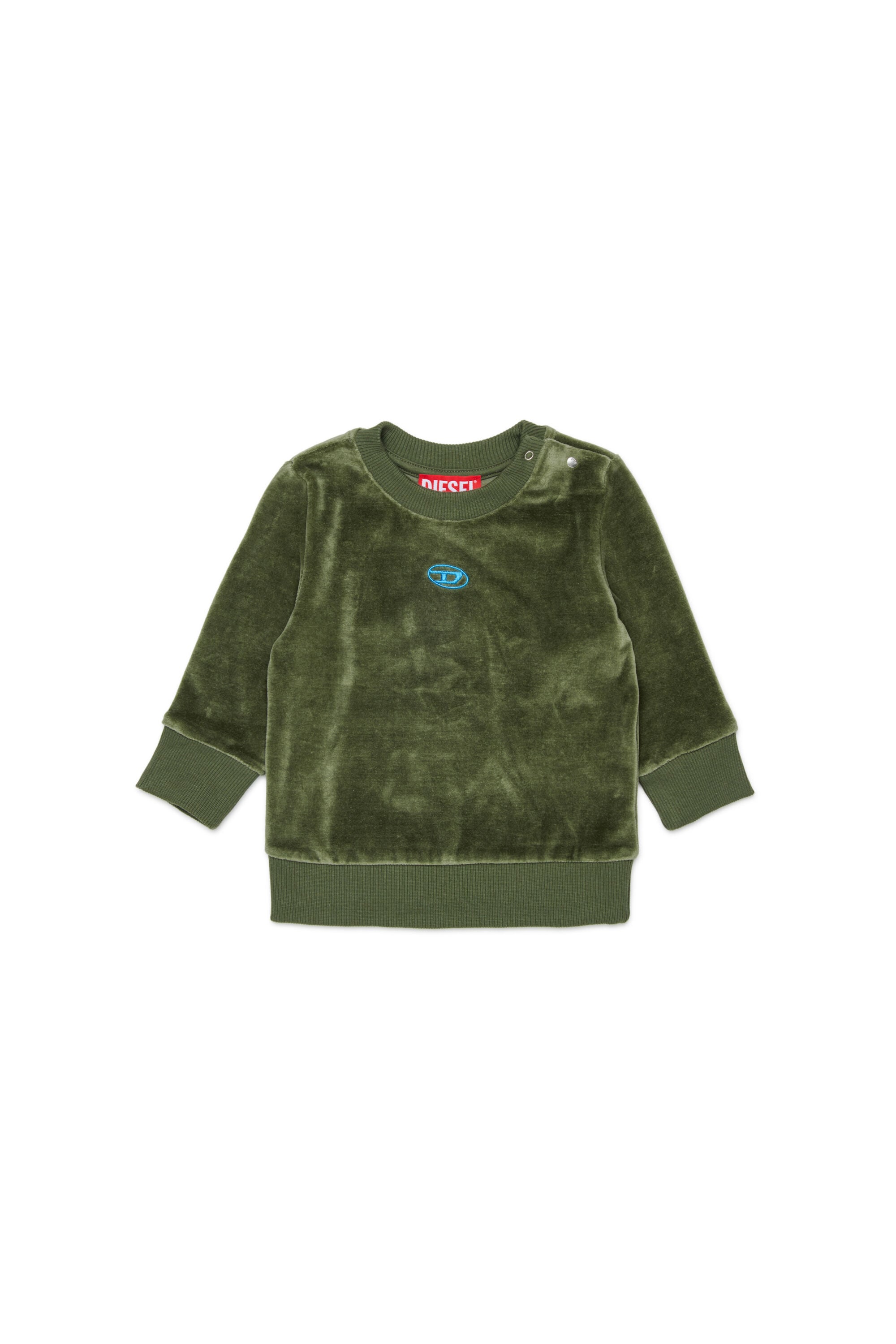 Diesel - SHENIB, Male's スウェット in グリーン - 1