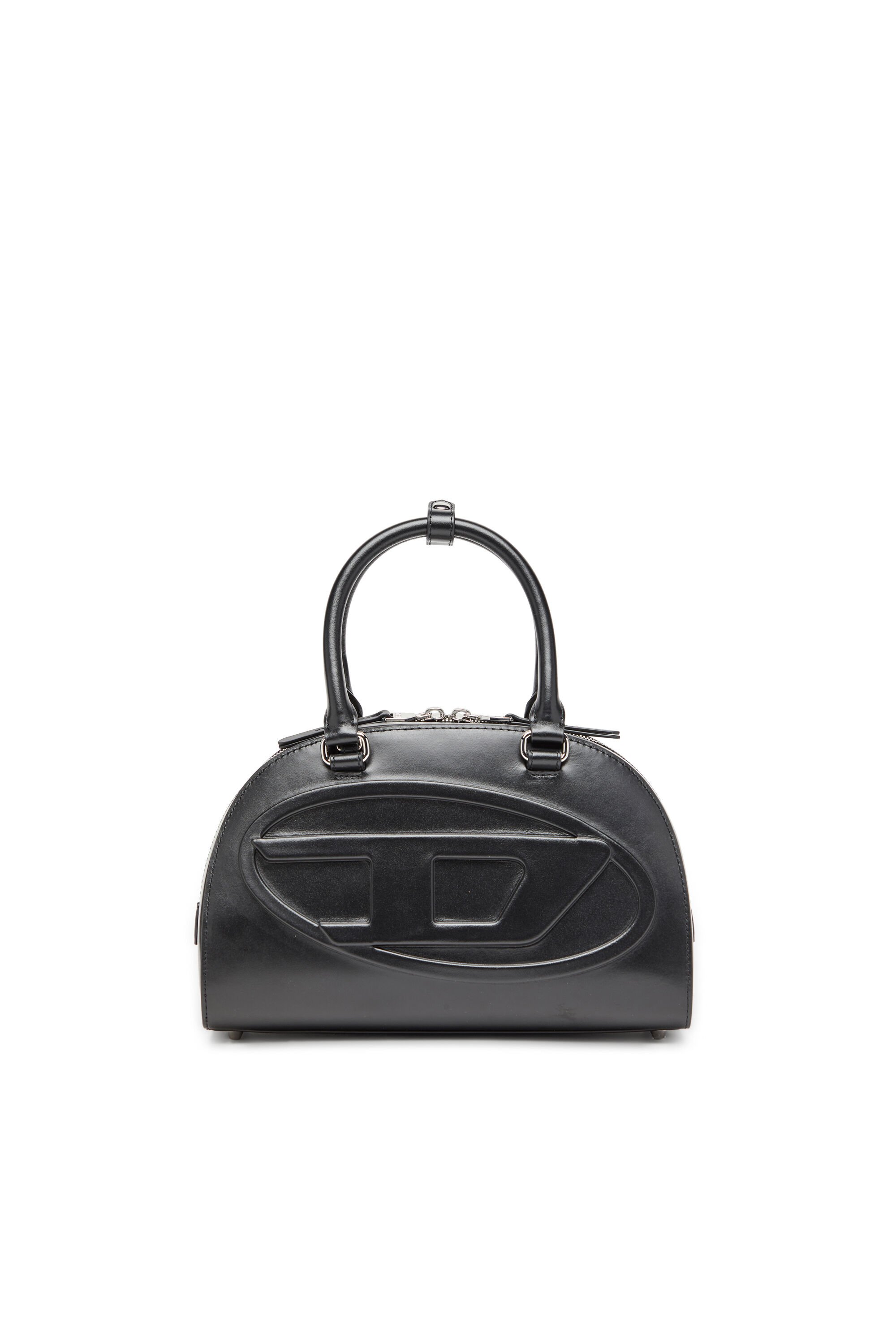 Diesel - 1DR DOME TOP HANDLE, Female's Leather bowling bag in ブラック - 1