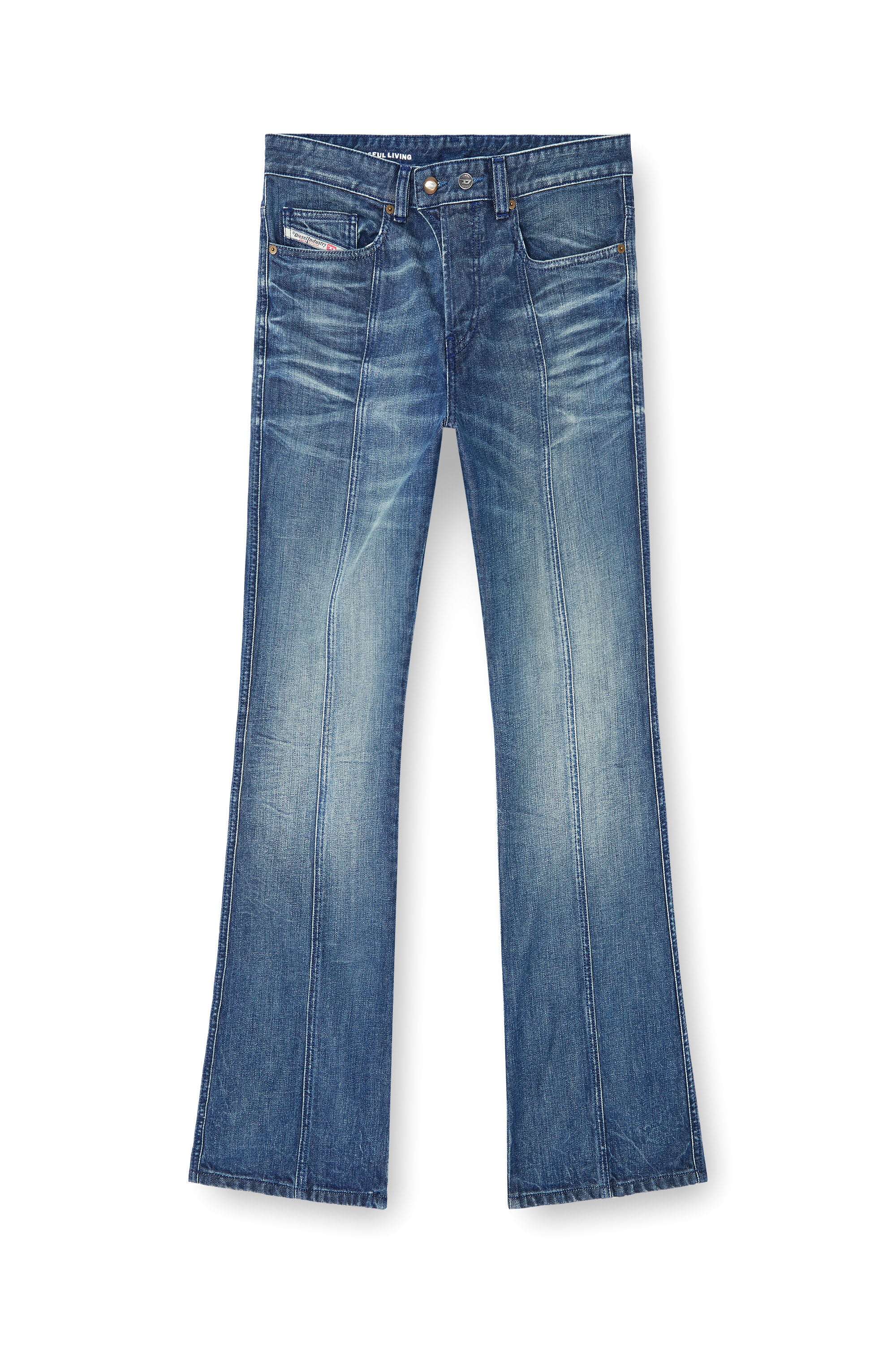 Diesel - Male's Bootcut Jeans 1998 D-Buck 09Q29, ミディアムブルー - 6