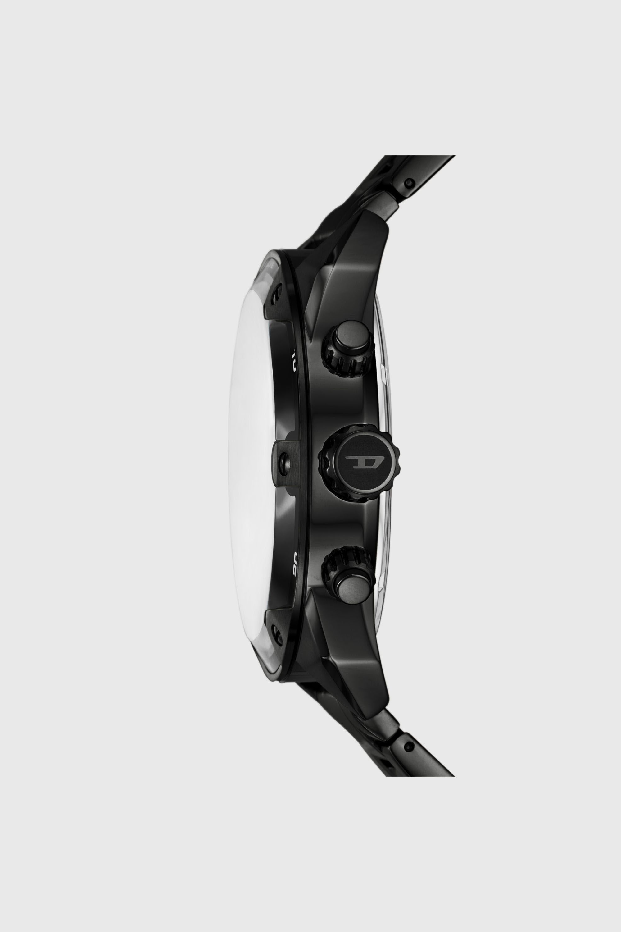 DZ4691 WATCH Spiked black stainless steel watch｜ブラック｜メンズ