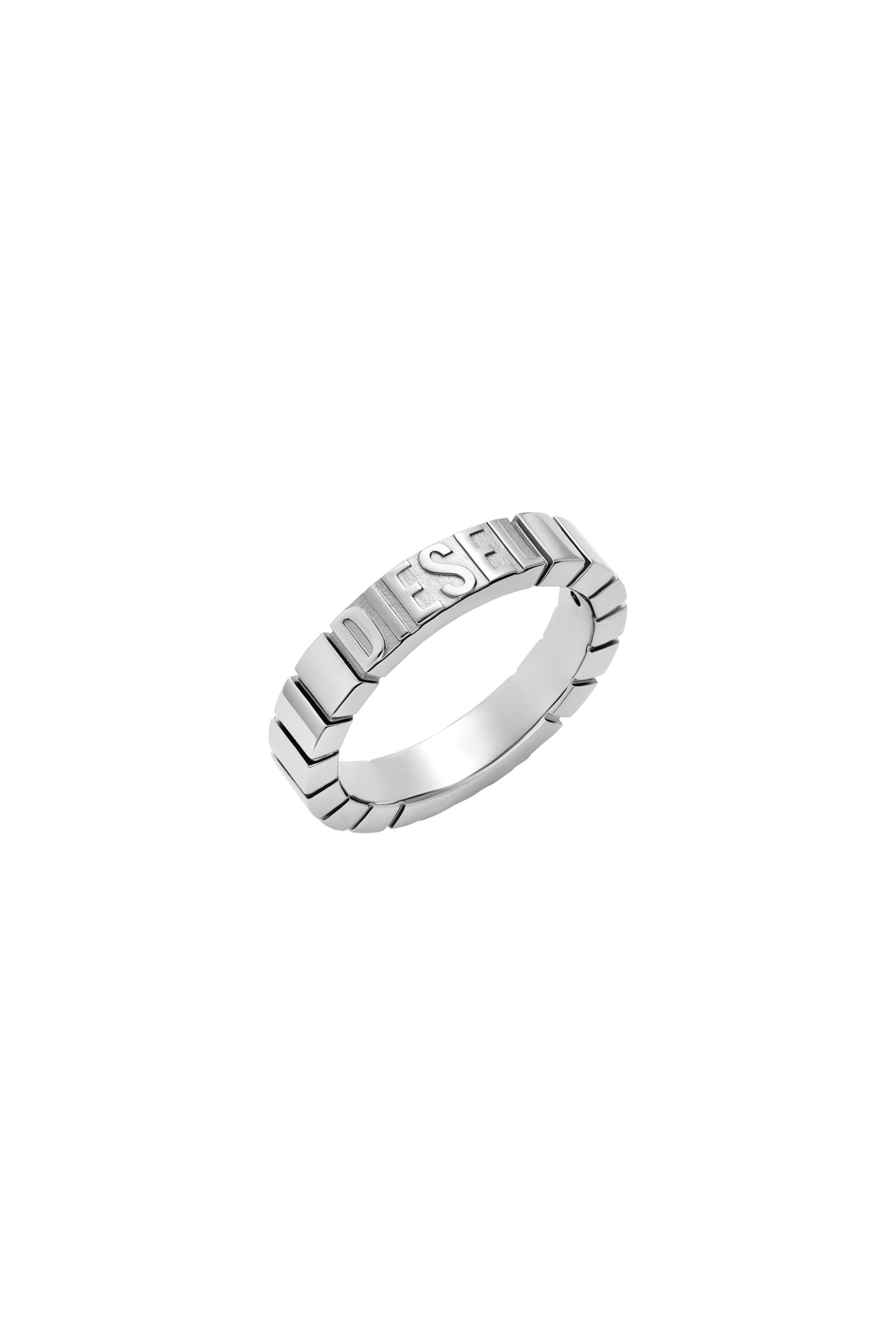 Diesel - DX1591040 JEWEL, Unisex's Stainless Steel Band Ring in シルバー - 1