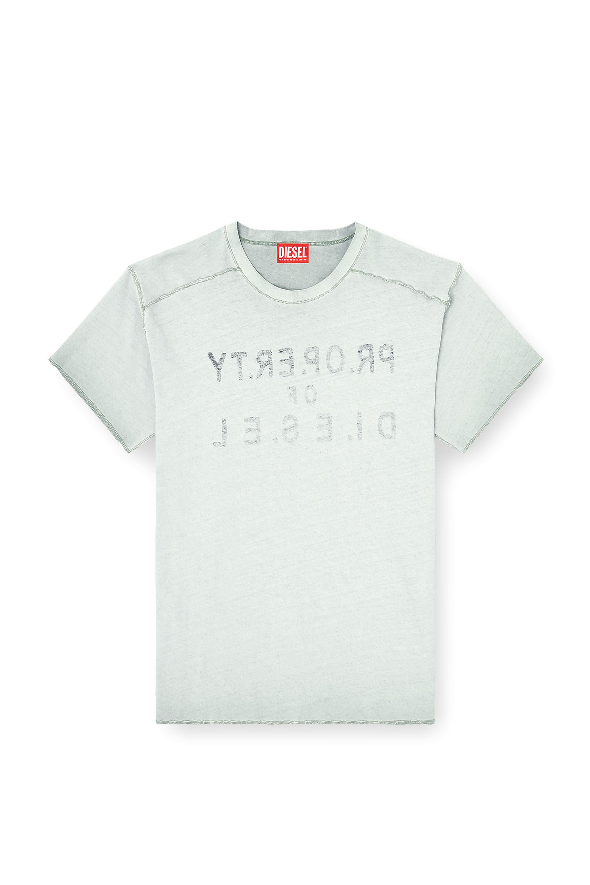 Diesel - T-ILY, Female's Tシャツ in アジュール - 2
