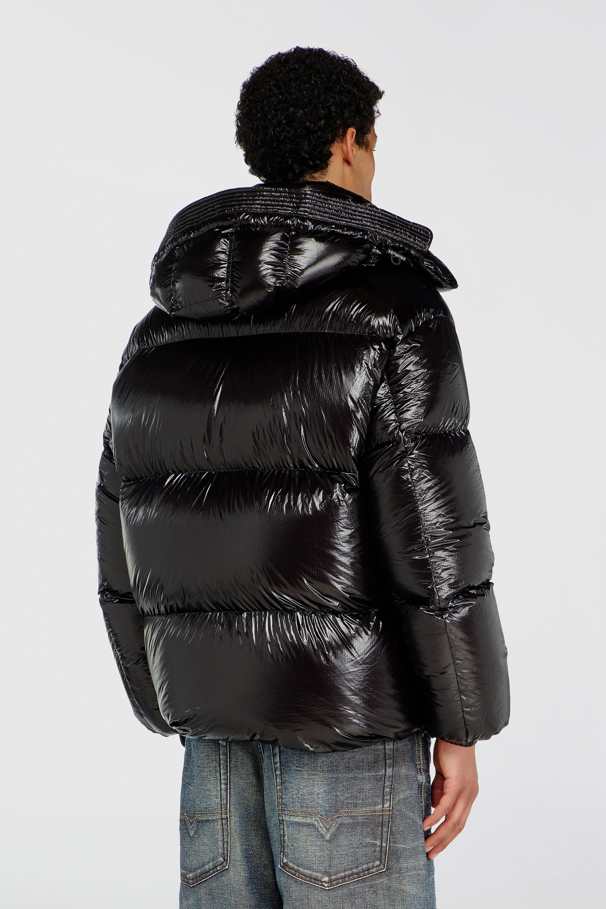 Diesel - W-ROLFYS-WRD-BKCP, Male's ダウンジャケット in ブラック - 5