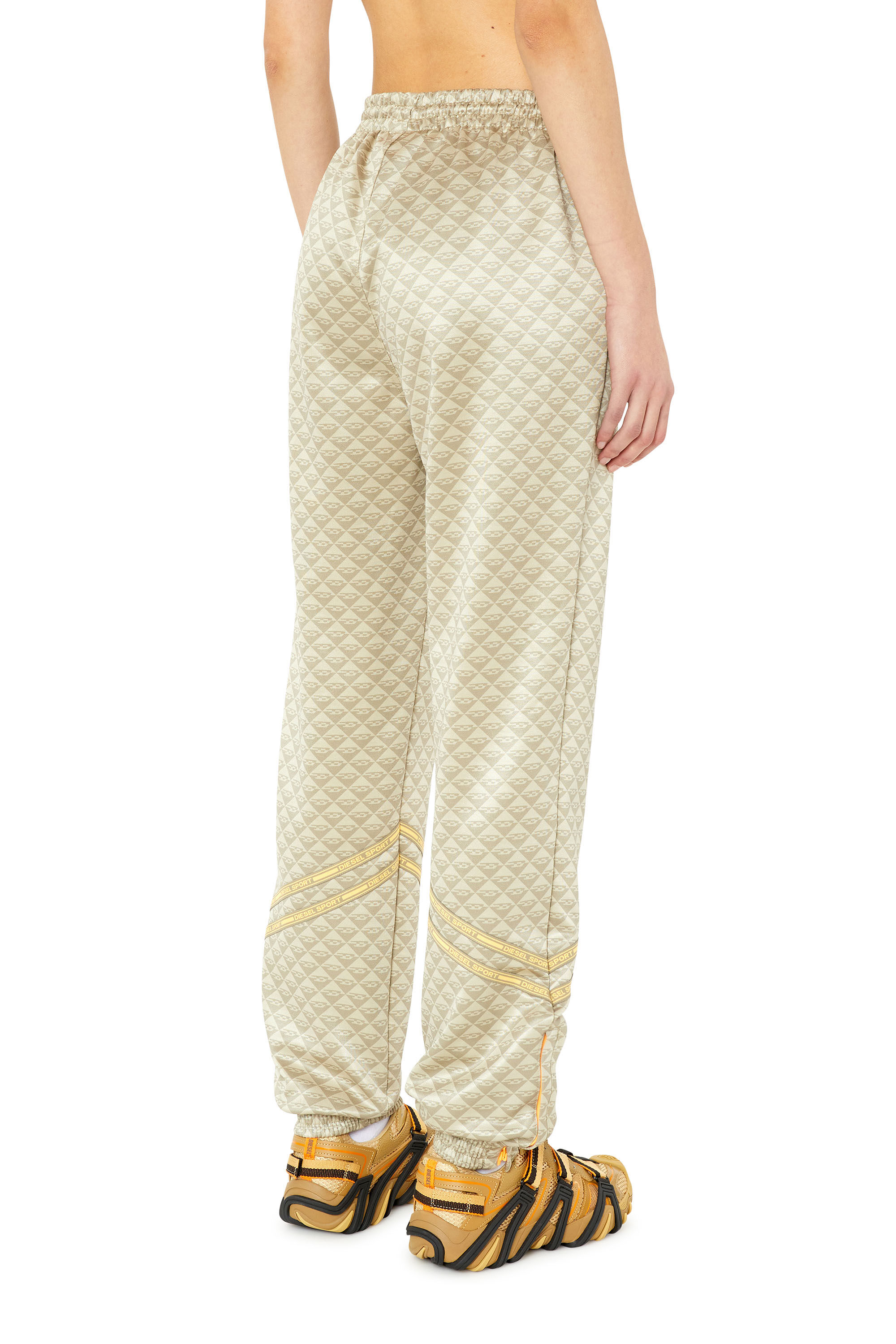 Diesel - AWSB-EDITH-HT23, Female's スウェットパンツ スポーツ アスレジャー in ベージュ - 4