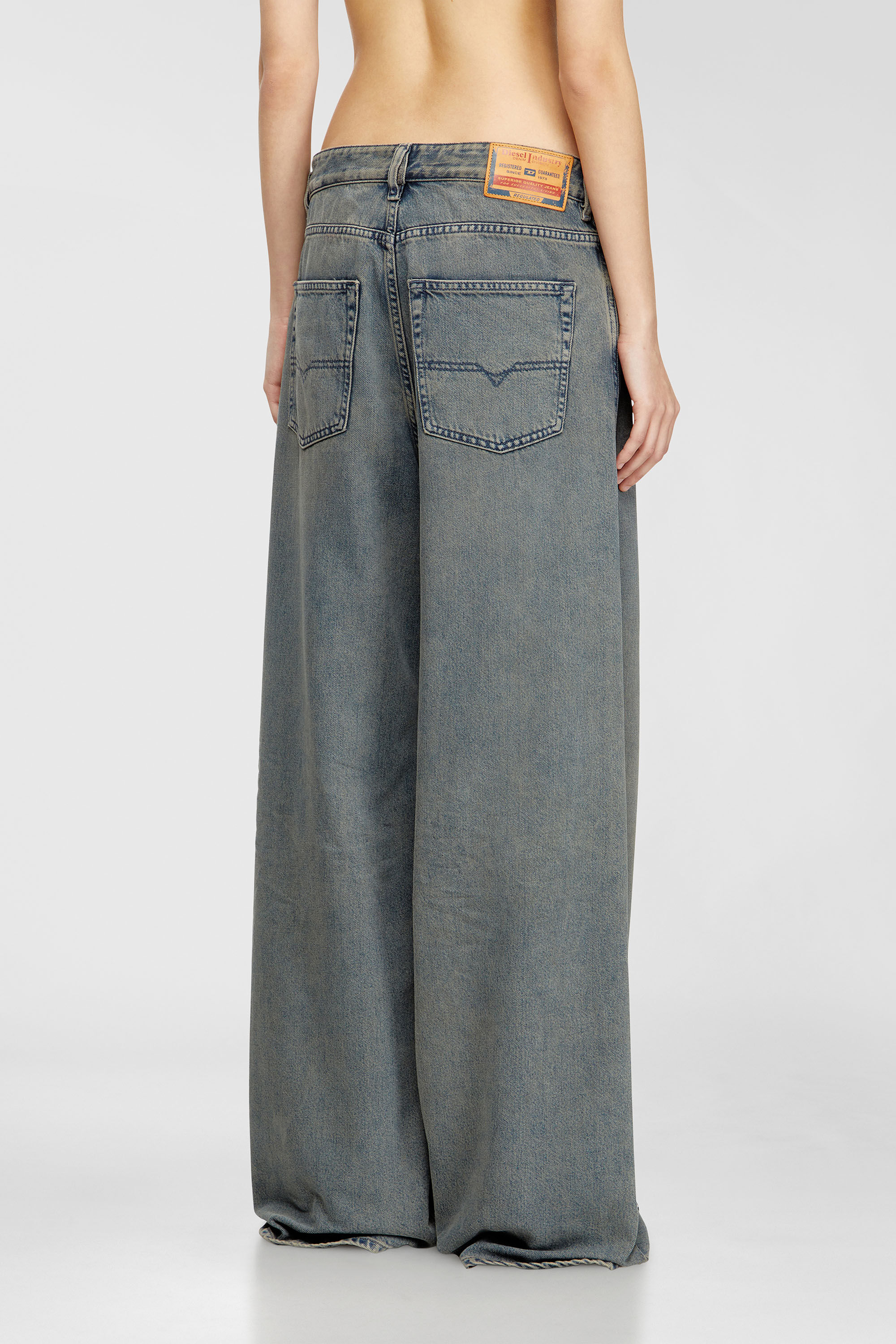 Diesel - Female's Relaxed Jeans 1996 D-Sire 09N24, ミディアムブルー - 3