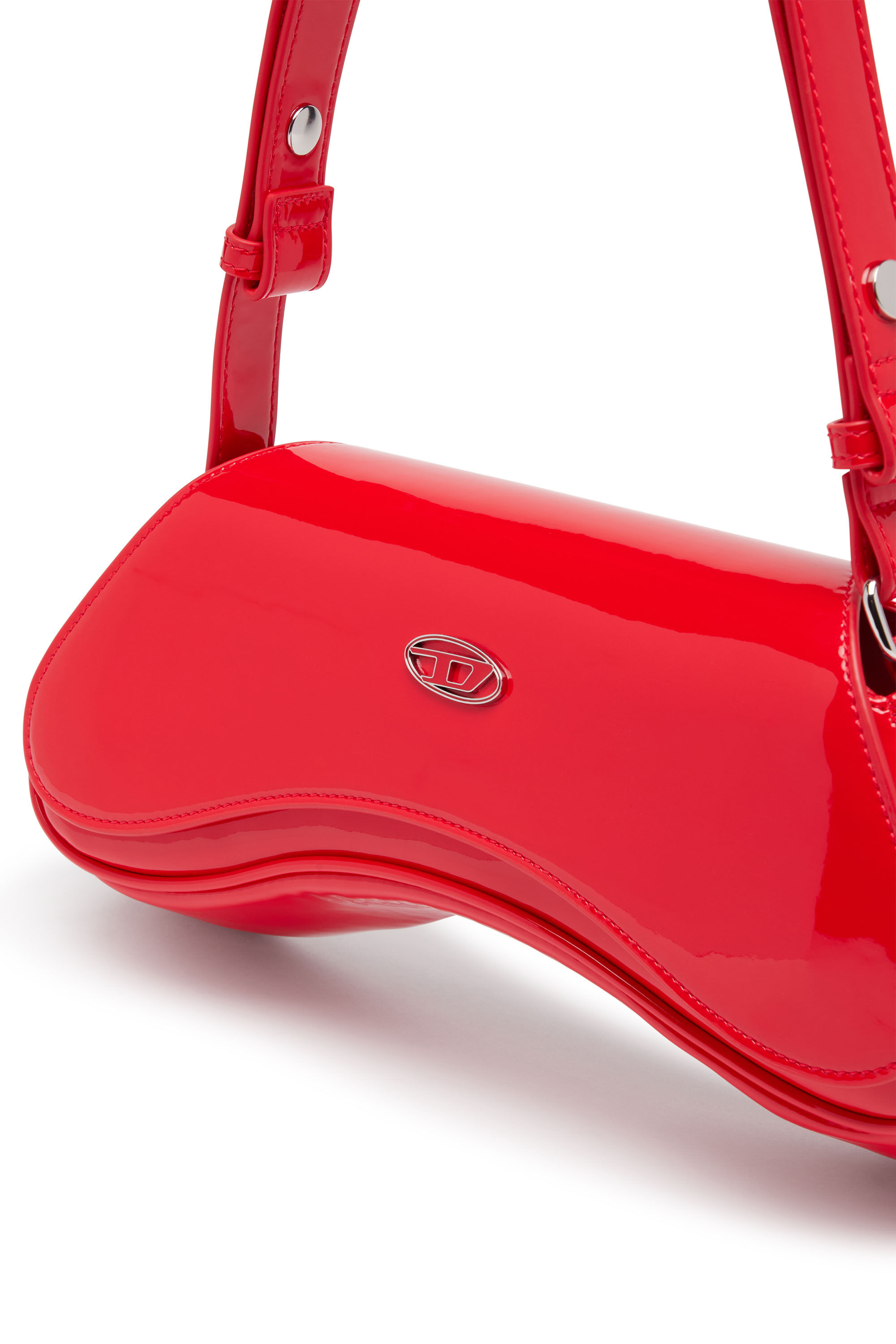 【税込?送料無料】 PLAY CROSSBODY Play-Glossy crossbody bag｜レッド｜ウィメンズ バッグ